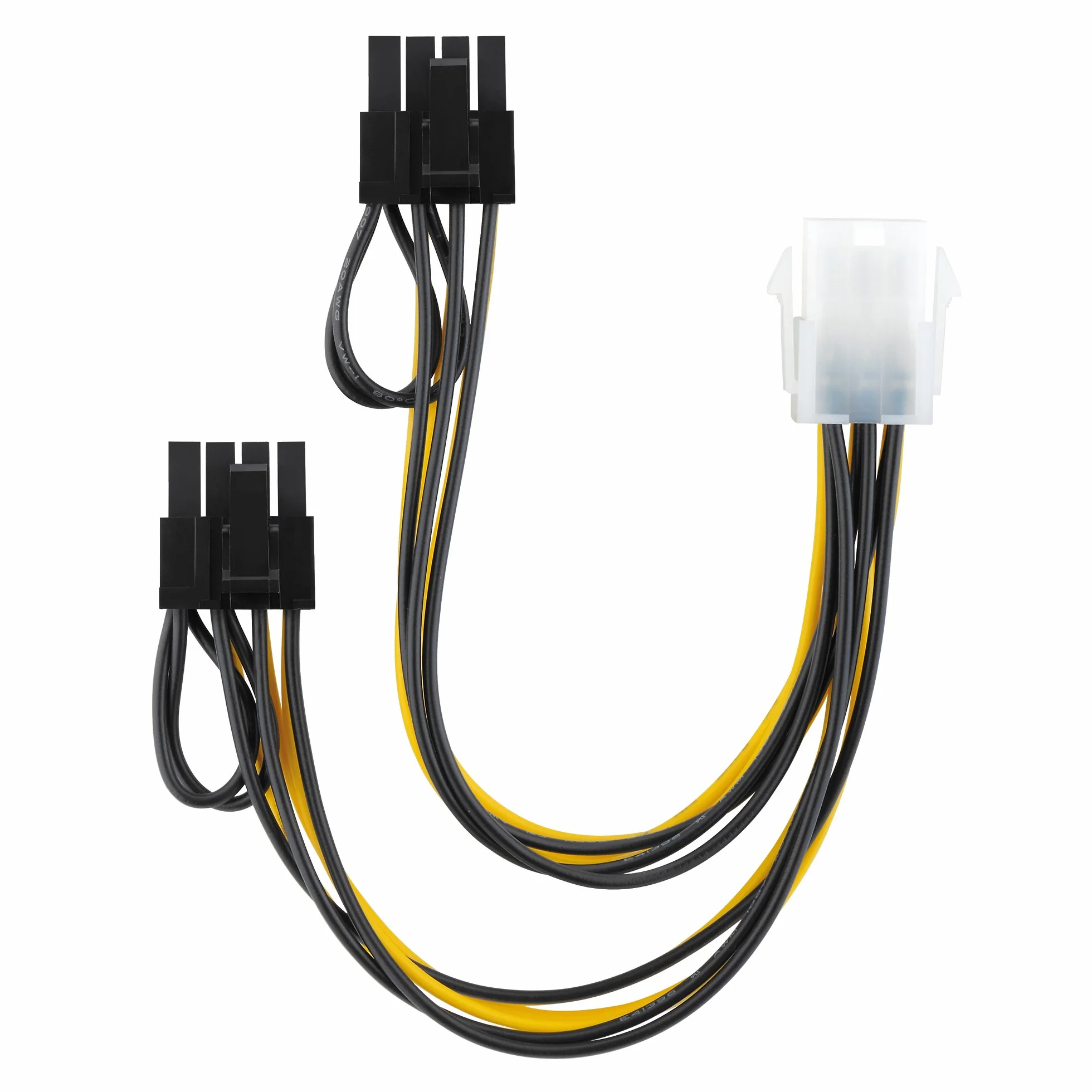 conecto CC20116 adapter zasilania karty graficznej "PCI-e, 6-biegunowy żeński na 2x 6+2-biegunowy wtyk", czarny