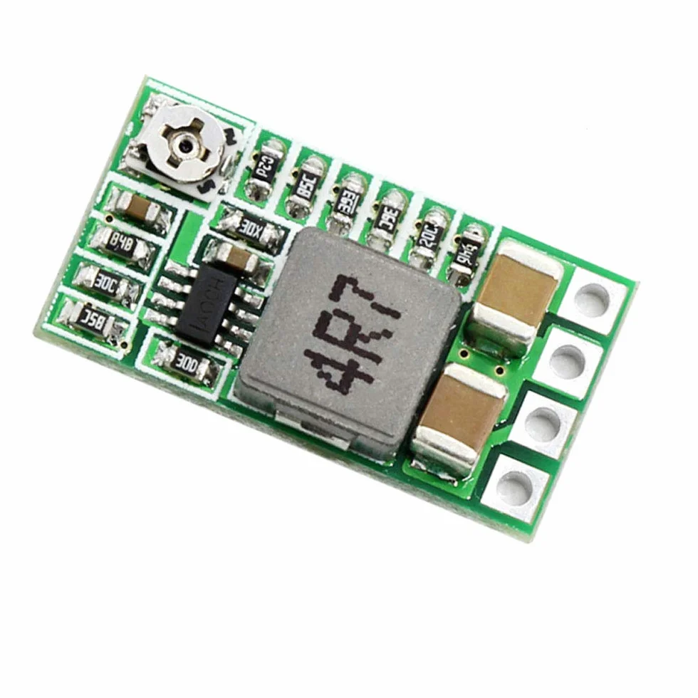 10 szt. Mini moduł zasilania step-down DC 4,5-24 V, 12 V 24 V do 5 V 3 A konwerter napięcia regulowany 1,8 V 2,5 V 3,3 V 5 V 9 V 12 V