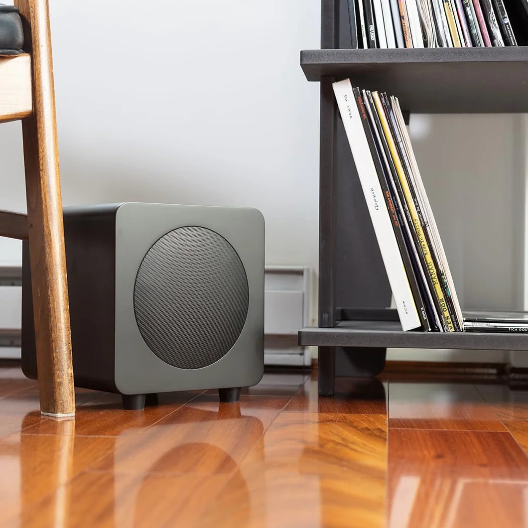 Kanto SUB8 8-inch Sealed Powered Subwoofer (Matte Black)