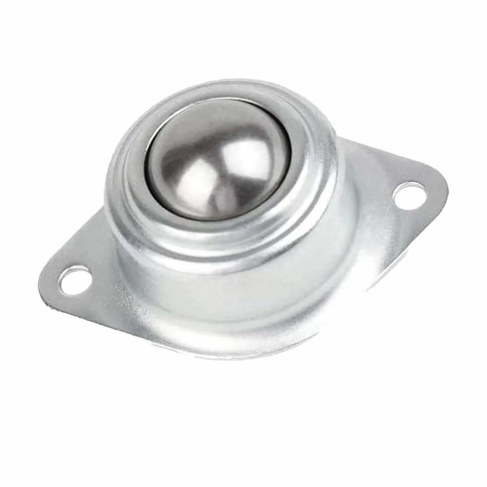 LightBeacon 8 sztuk kółek do przenoszenia kulek, łożyska stożkowe, 360 stopni płaskie rolki kulkowe z M4 x 16 mm śruby do wózków półkowych