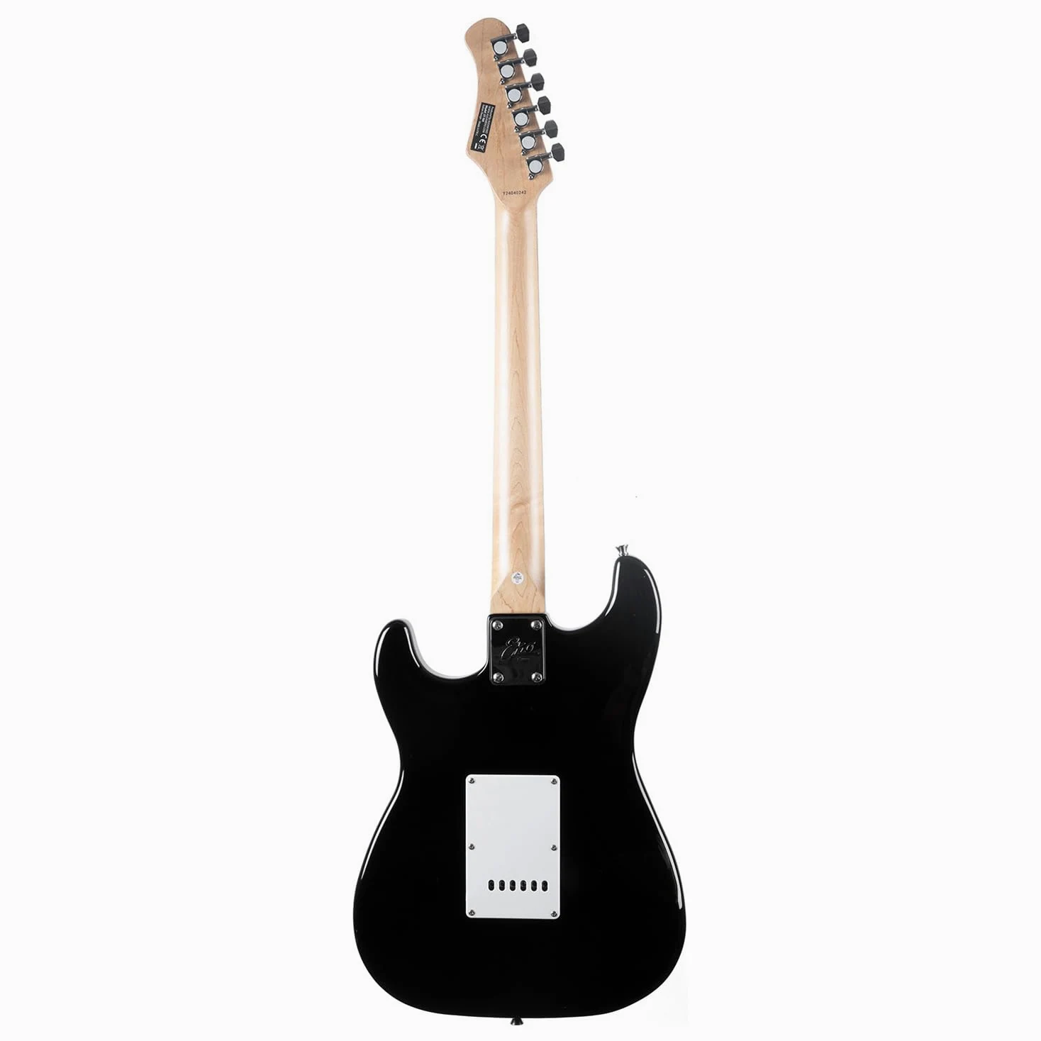Eko Guitars GEE ST100-BLK gitara elektryczna, czarna, kompletny zestaw ze wzmacniaczem i akcesoriami