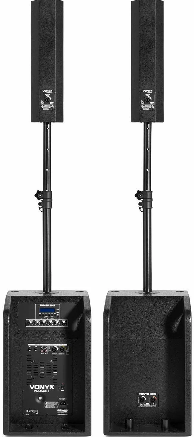 Vonyx VX1050BT aktywny zestaw głośników 2.2 1150W BT wózek pokrowiec ochronny