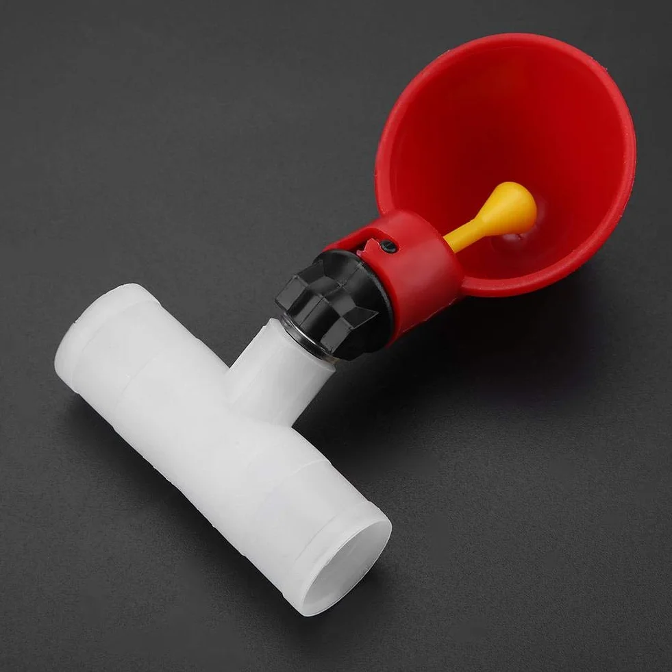 5 sztuk automatyczne plastikowe kubki do picia kurczaka poidełko do drobiu dozownik do wody kubki miski poidło do wody narzędzie dla ptaka przepiórka gołąb kurczak kura (20mm rura)