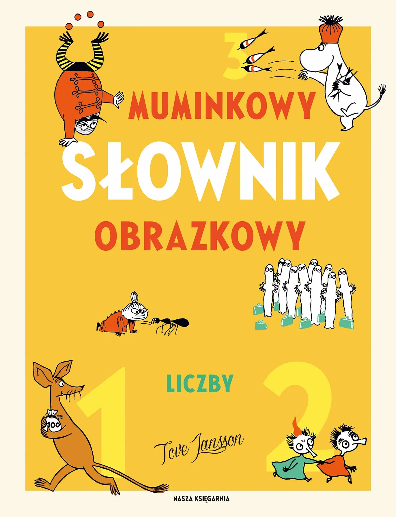 MUMINKOWY SŁOWNIK OBRAZKOWY. LICZBY