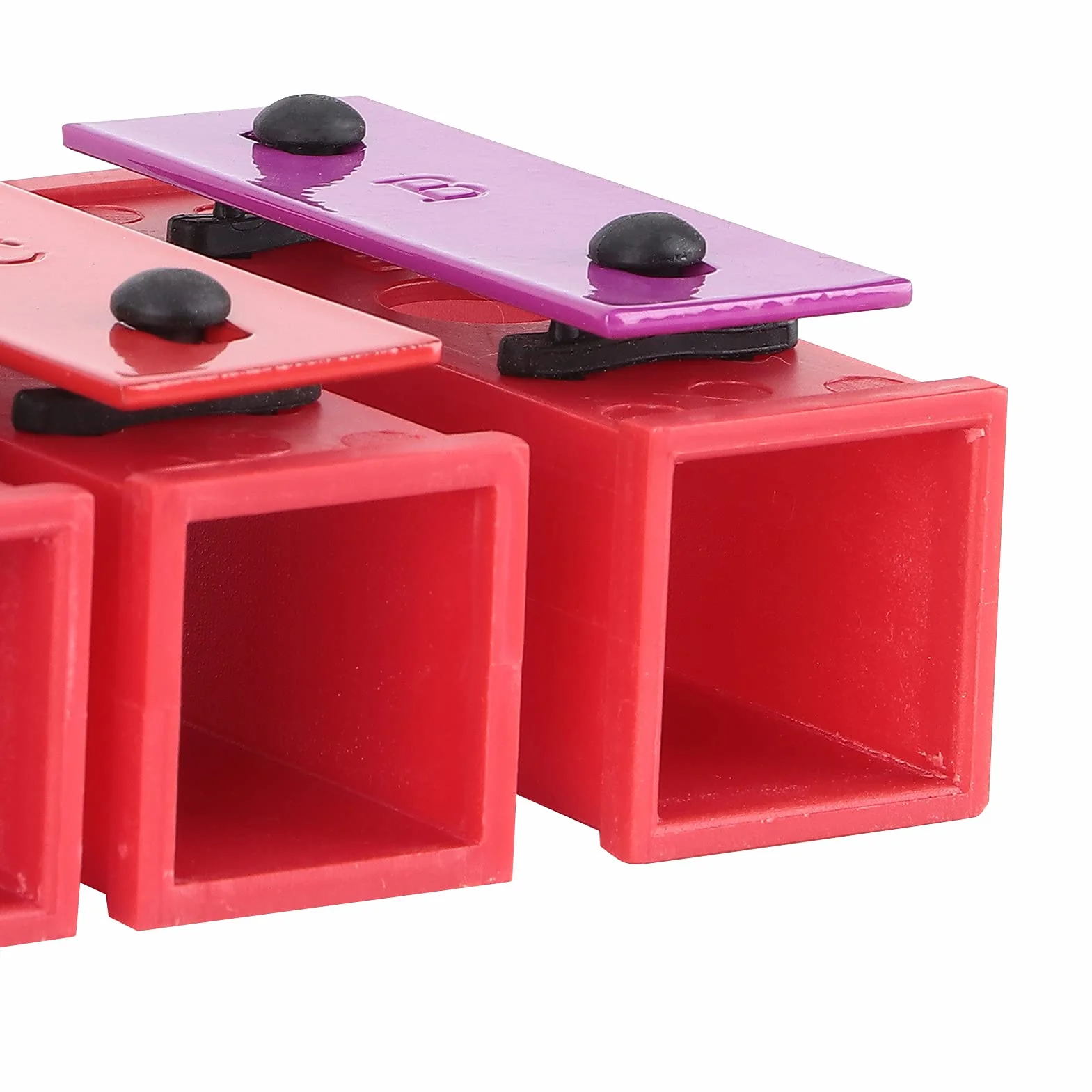 Eujgoov Professional Glockenspiel 8 Note Ksylofonowe Instrumenty Perkusyjne do Gier Rodzinnych lub Muzyczny z 2 Pałeczkami 1 żółte Pudełko