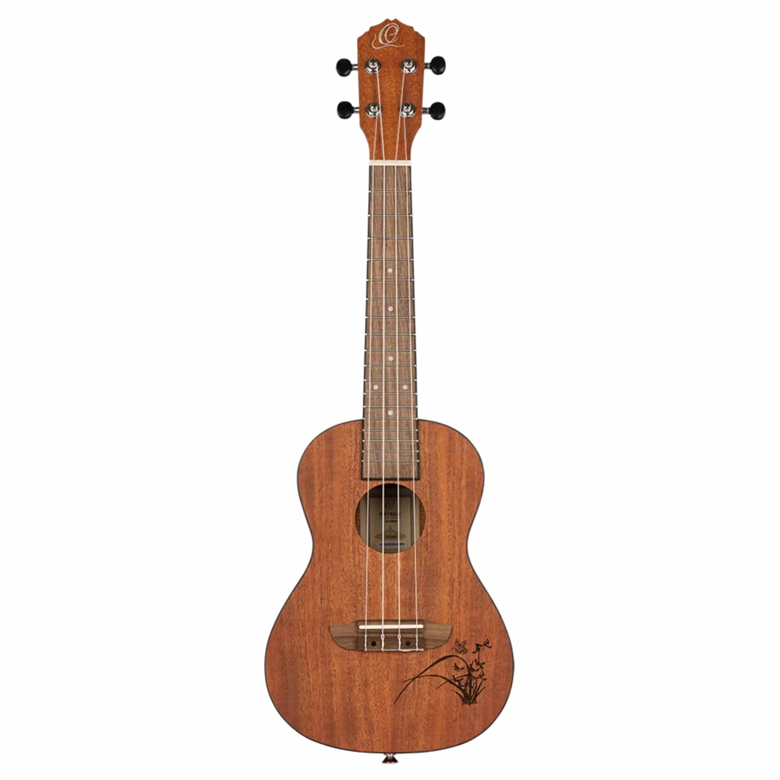 Ortega Guitars Akustyczne Ukulele Koncertowe – Seria Bonfire – Sapele, Wykończenie Naturalne (RU5MM)
