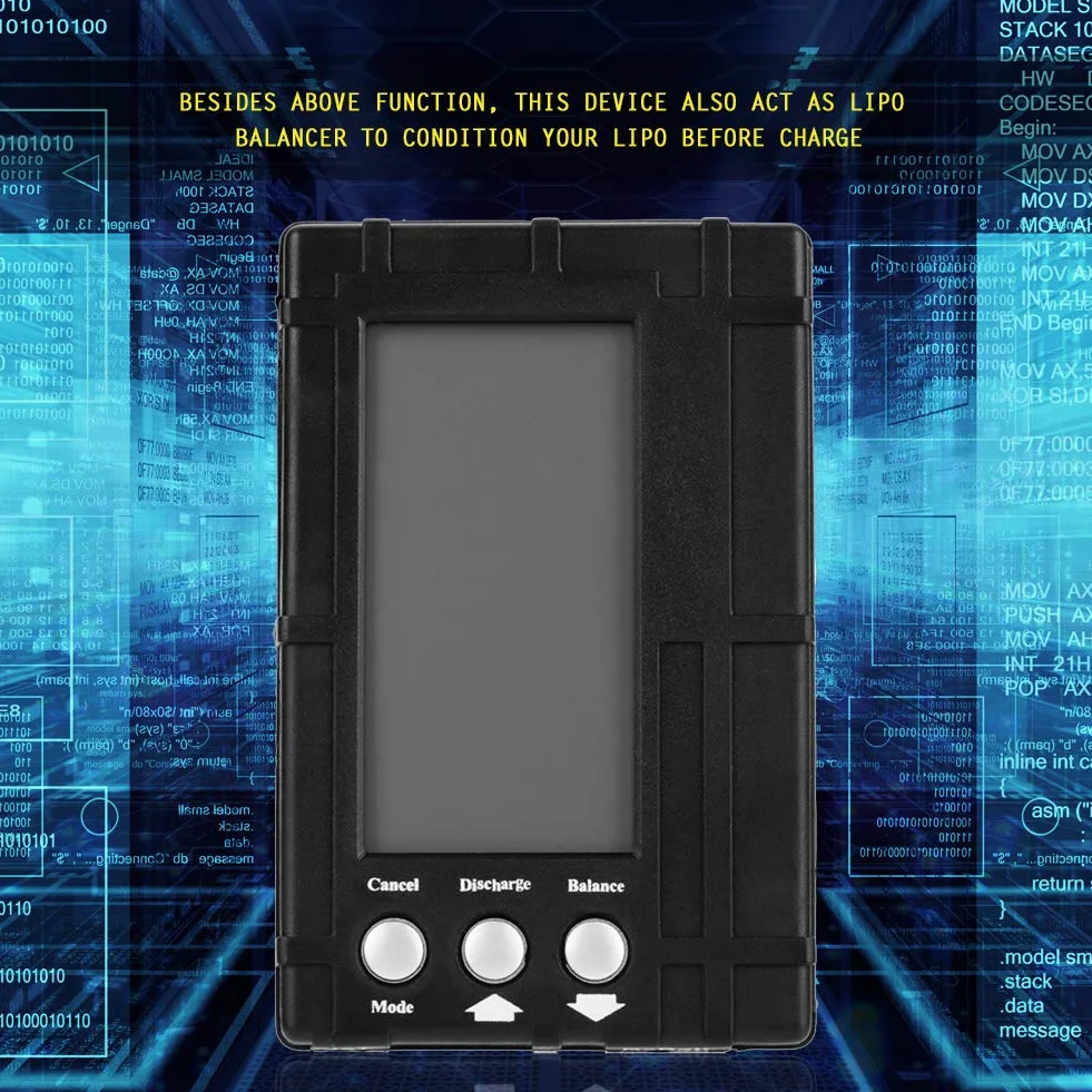 RC wskaźnik napięcia baterii litowej miernik mini Li-Po wyważanie akumulatora tester pojemności akumulatora do akumulatora 2~6S Li-Po/Li-Fe