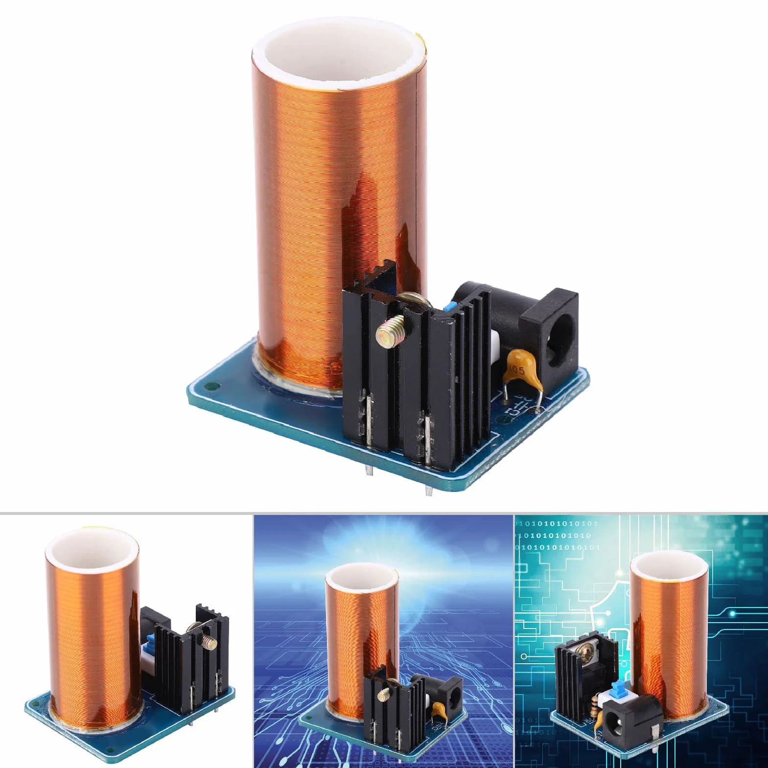 Zestaw cewki Mini cewka Pilot LED Spark Zestaw elektroniczny zestaw DIY DC 12 V (gotowy produkt)