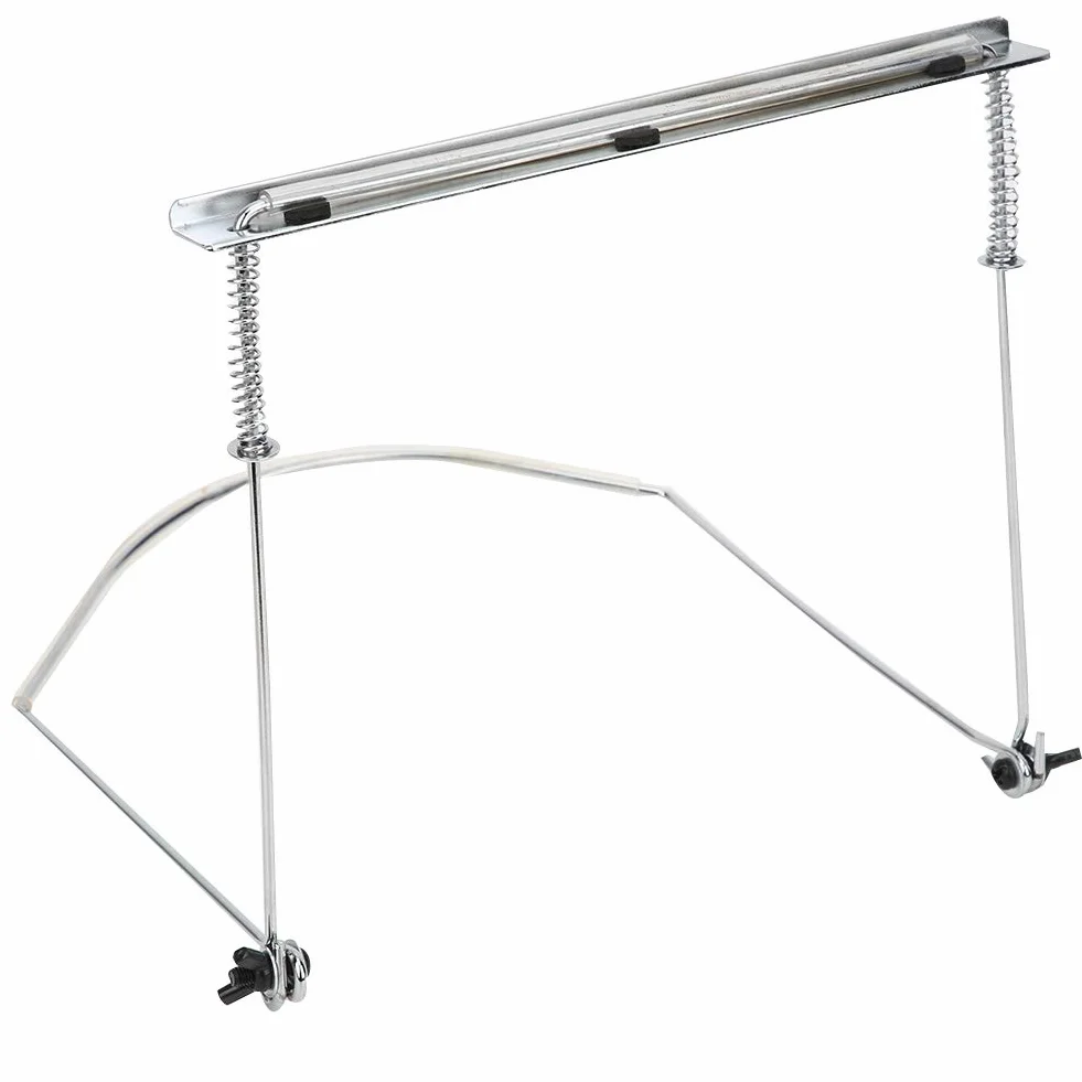 Statyw pod harmonijkę 24-otworowy metalowy uchwyt na harmonijkę z regulowaną szyjką Akcesoria muzyczne do instrumentów dętych (czarny, srebrny, złoty) (srebrny)