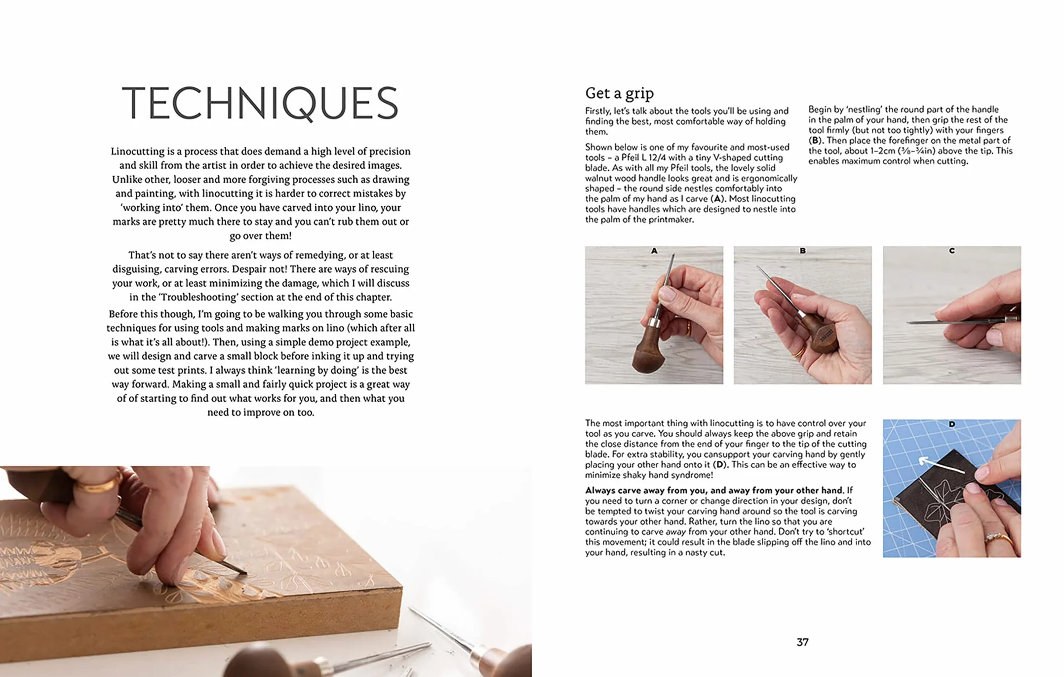 Nature Imprinted: A Complete Guide to Lino Printing, with 10 Nature Inspired Designs