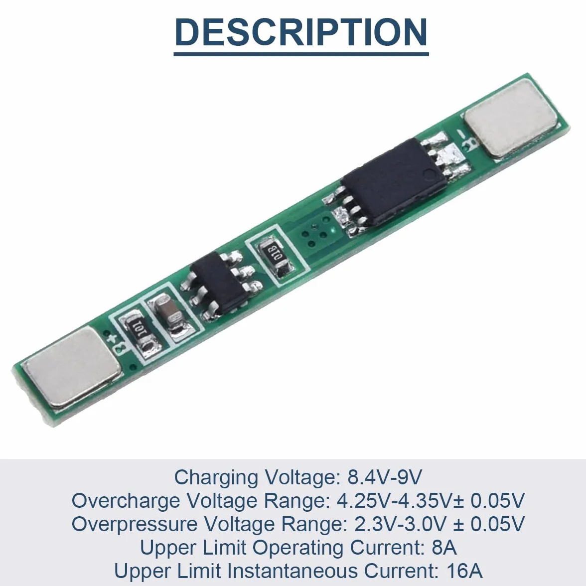 10 sztuk 1S 3,7 V 3 A bateria litowa płyta ochronna BMS PCB płytka ochronna 18650 moduł ładowania do akumulatora litowo-jonowego z paskami niklowymi