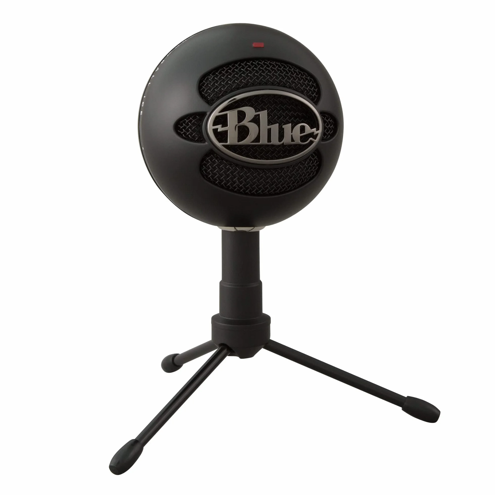 Blue Snowball Mikrofon USB do PC, Maca, Gamingu, Nagrywania, Streamingu, Podcasów, Kardioidalny, Dookólny Mikrofon Pojemnościowy, Stylowy Design Retro - Czarny