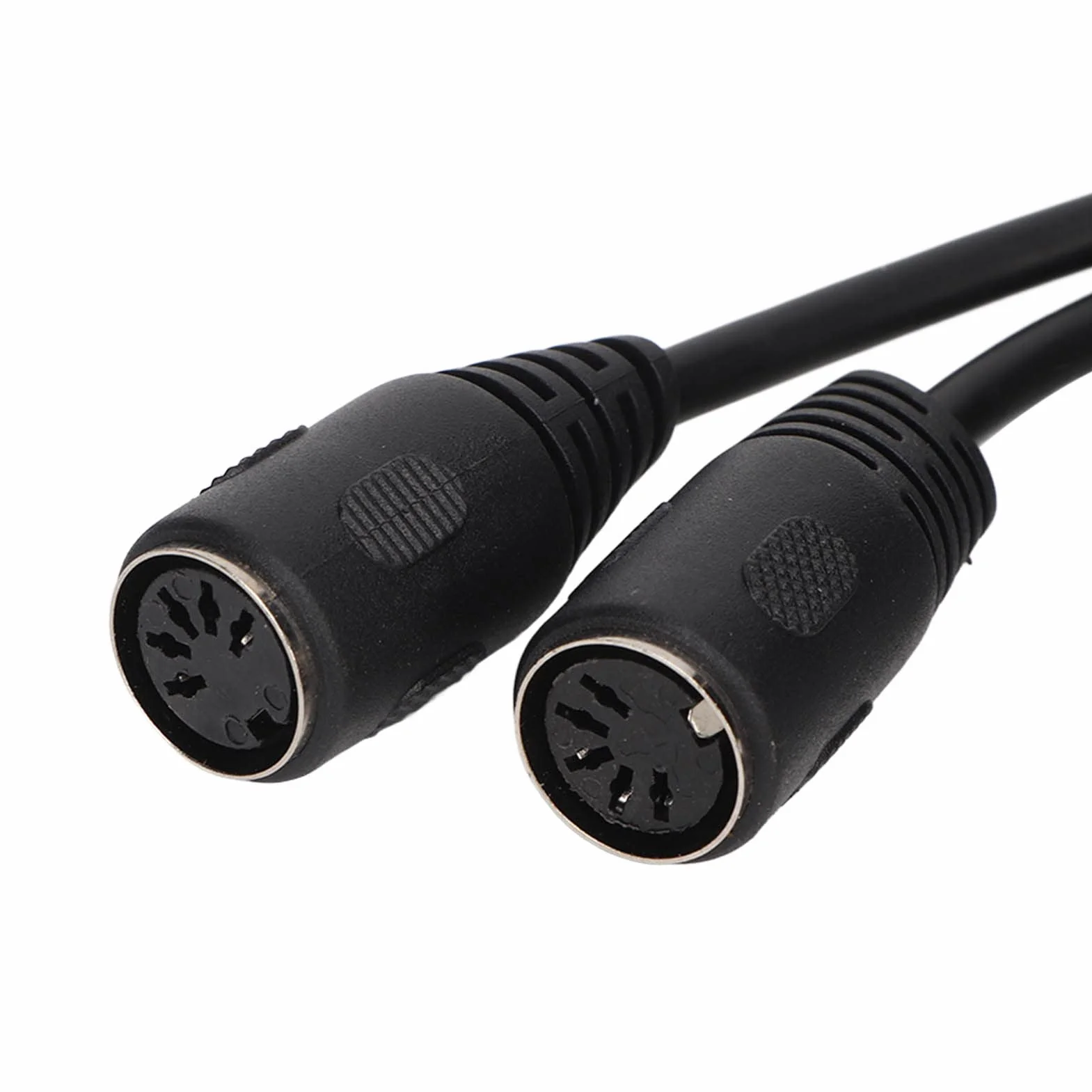 DIN 5 Pin Splitter Y Adapter Kabel MIDI, MIDI 5 Pin Męski na 2 DIN 5 Pin żeński Przedłużacz Kabla Audio, 1.6ft