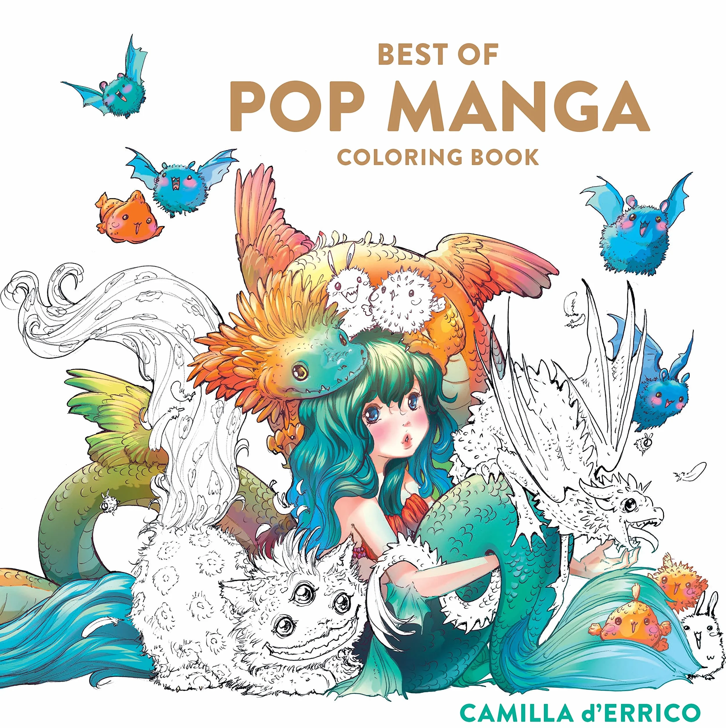 Best of Pop Manga Coloring Book