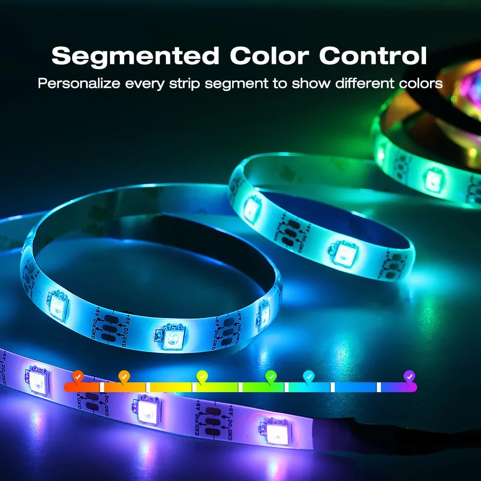 GLEDOPTO WLED Digital Strip Light Controller WiFi DC5-24 V obsługa WS2812 2811 SK6812 i inne RGB RGBW Strip Lights 800 IC DIY