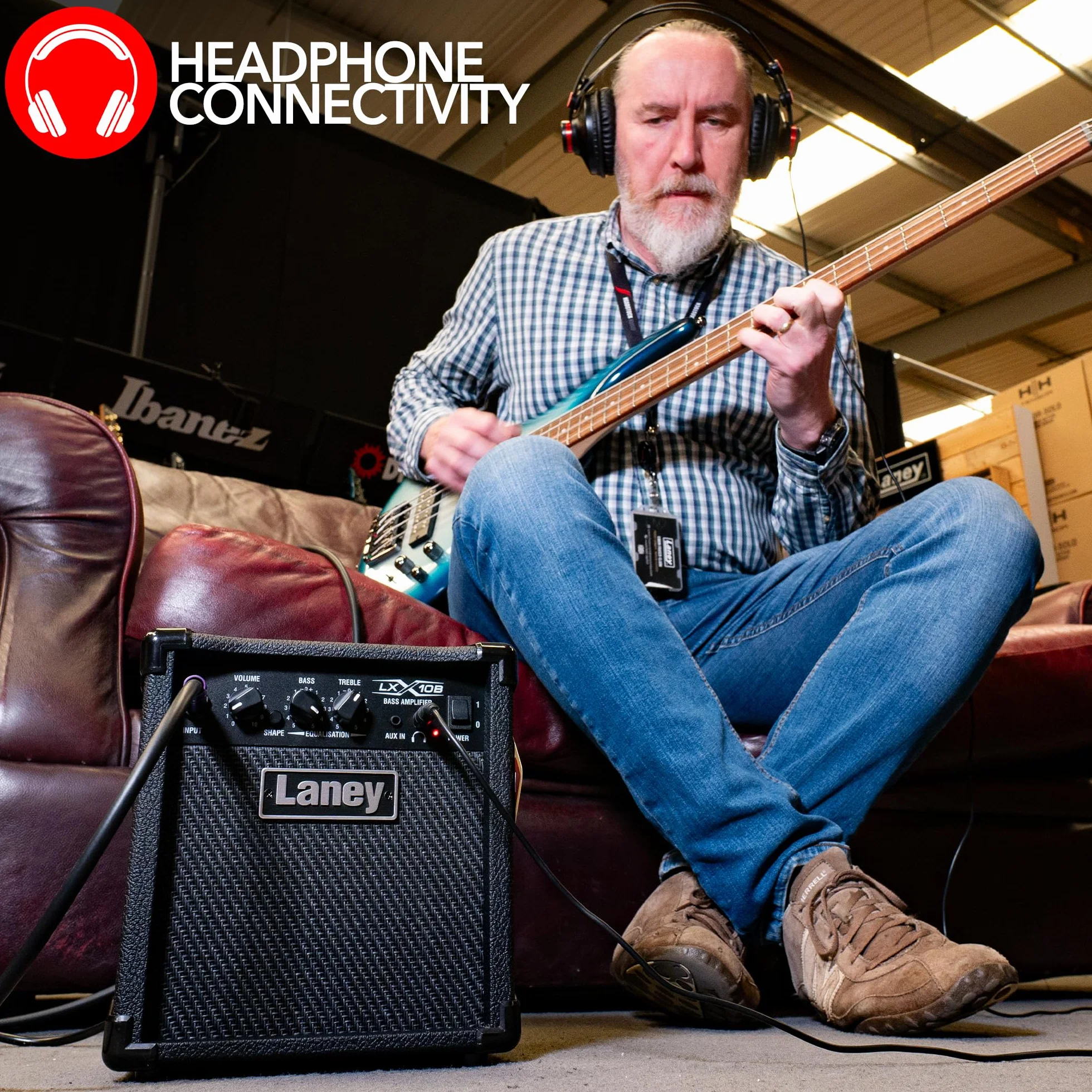 Laney LXB Series LX10B - Bass Guitar Combo Amp - 10 W - 5 cali głośnik niskotonowy
