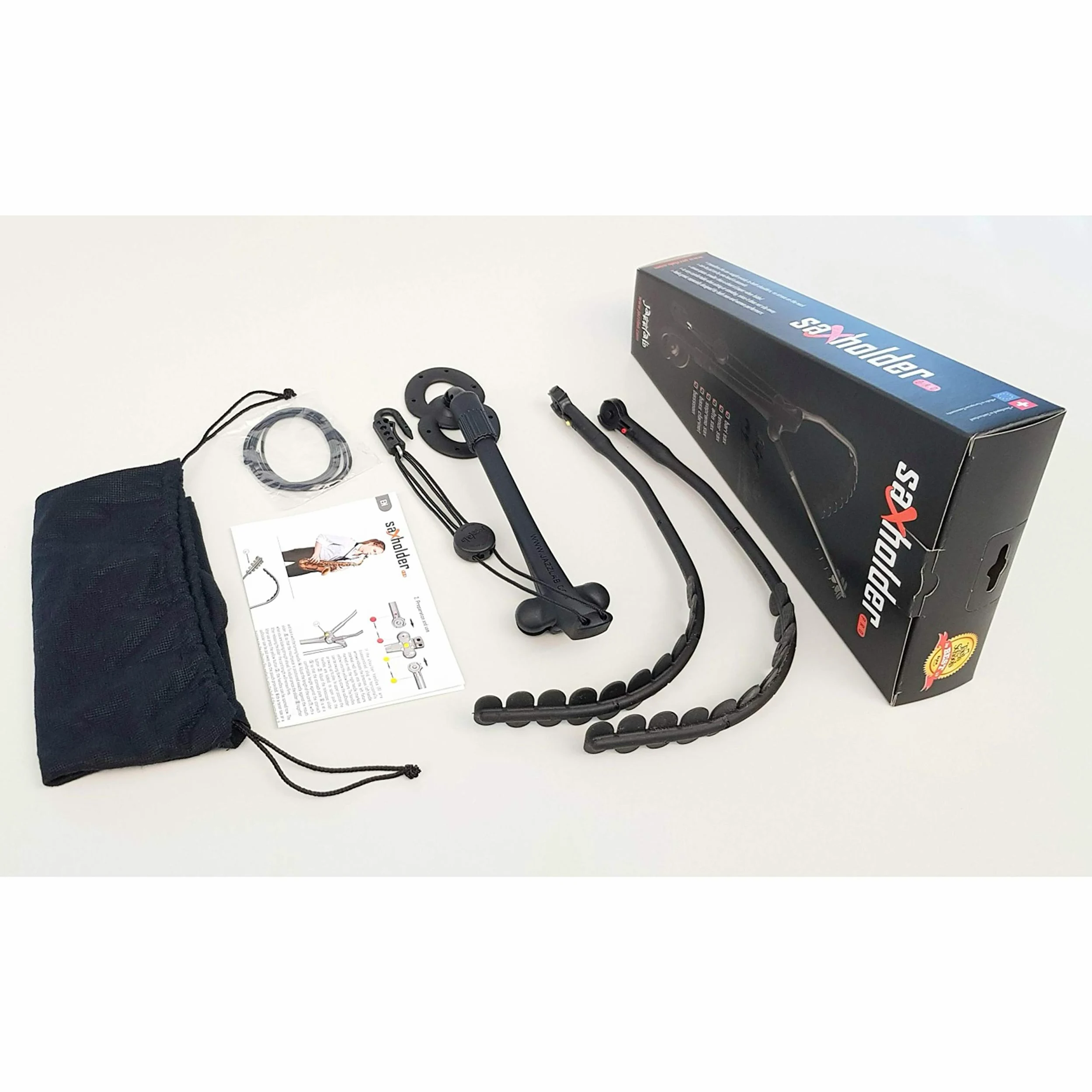 Jazzlab SAXHOLDER-PRO Saxholder Pro System Noszenia, Czarny, M - 190 cm