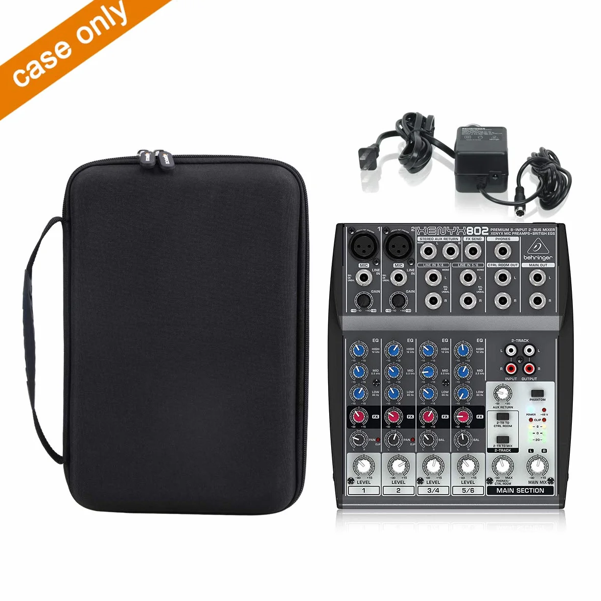 Aproca twarda walizka podróżna do Behringer Flow 8 Xenyx 802 Premium cyfrowy mikser 8 wejść