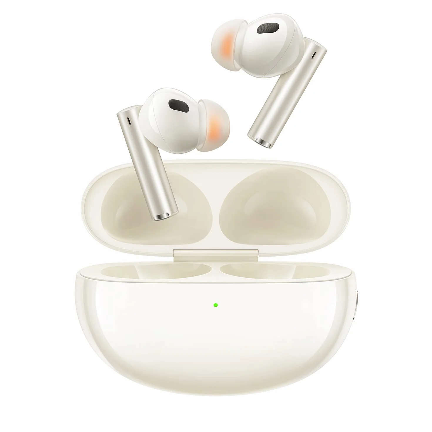 realme Słuchawki bezprzewodowe Buds Air 5 Pro, Podwójne sterowniki RealBoost, Do 40 godzin odtwarzania, Aktywna redukcja szumów 50dB, Przestrzenny efekt dźwiękowy 360°, Sunrise Beige,RMA2120