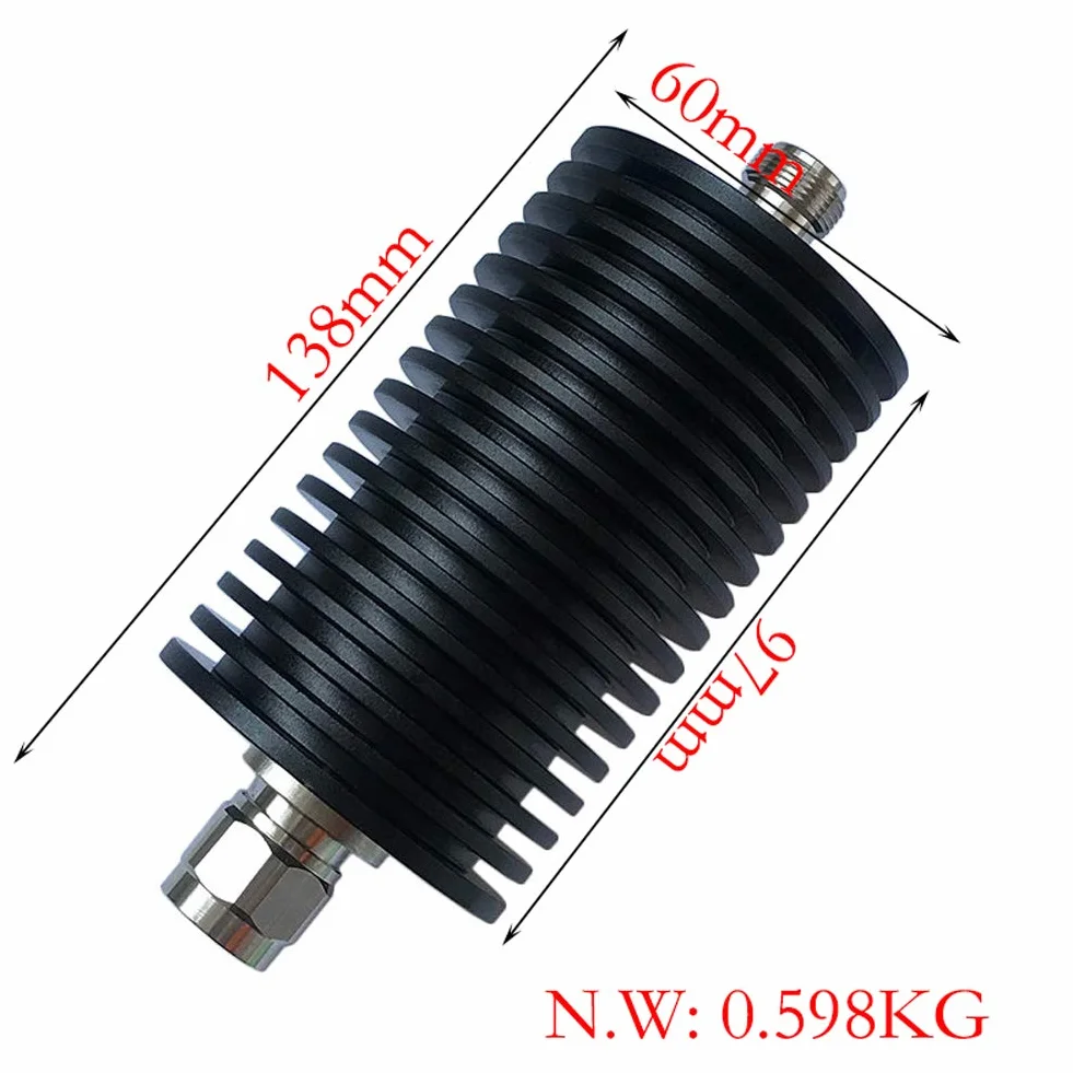 BECEN 20 dB 100 W typ N stały tłumik - 100 W 3 GHz RF Tłumik N złącze