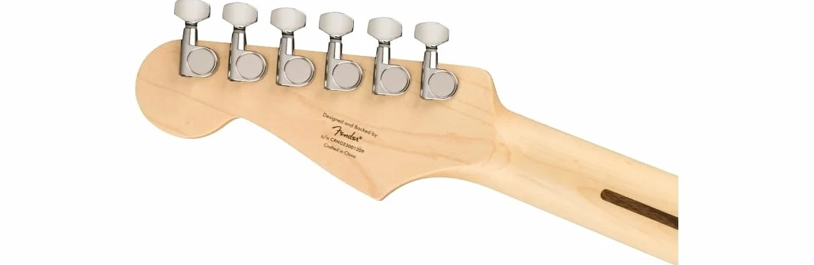 FSR Squier Sonic® Stratocaster® HSS gitara elektryczna, klonowa klawiatura, biała tragówka, ultrafiolet