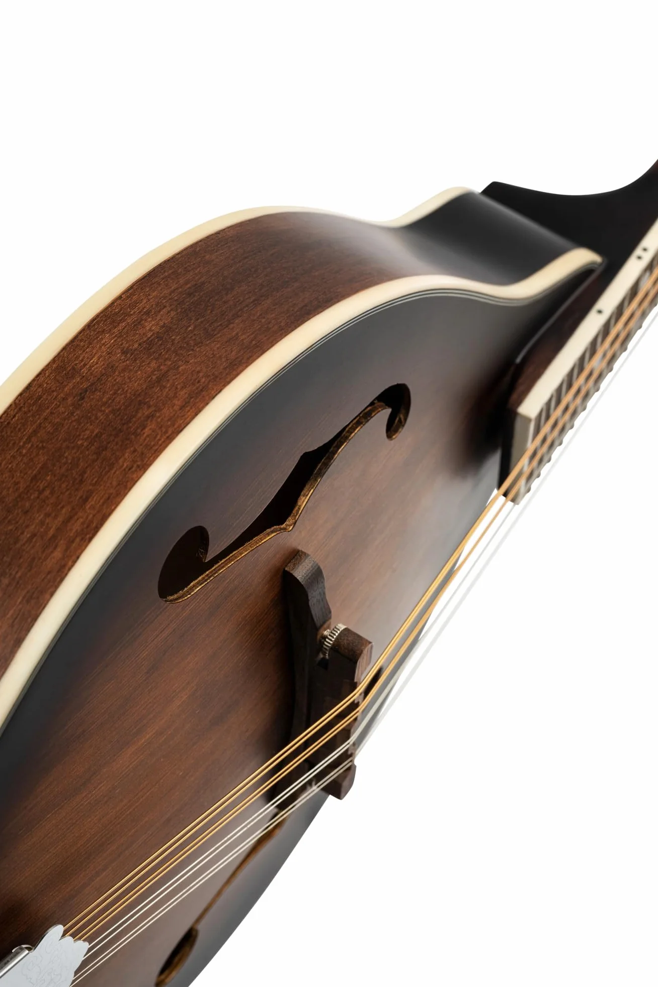 Ortega Guitars Bluegrass A-Style mandolina – Americana Series – świerk i klon z satynowym wykończeniem do whisky (RMA30-WB)