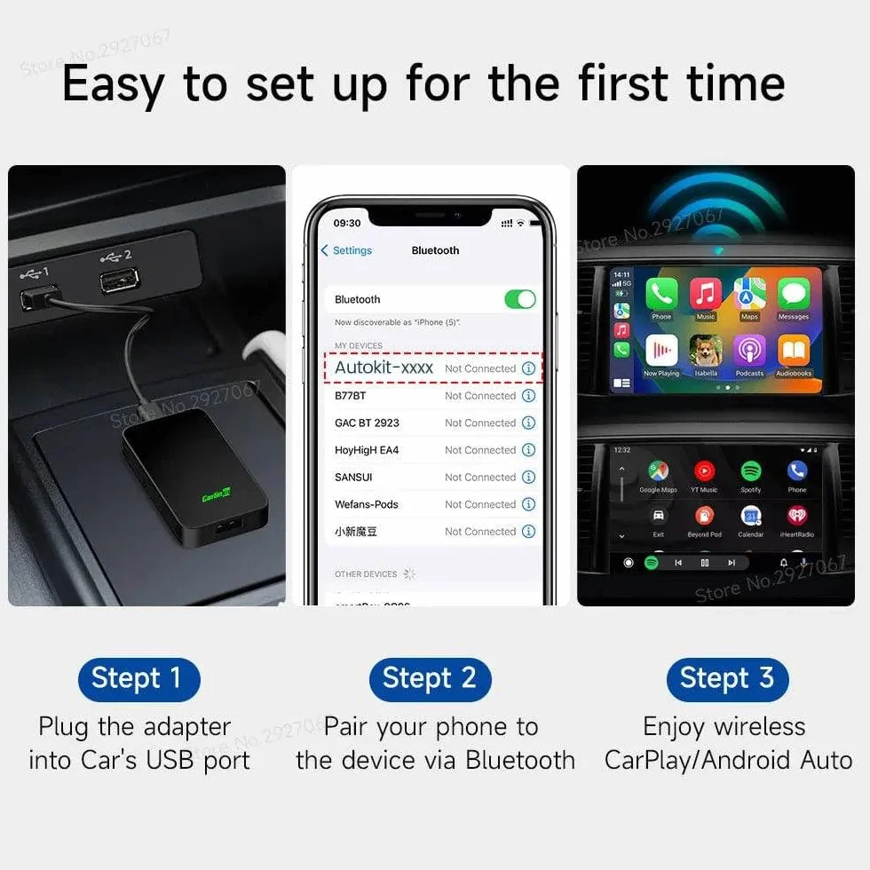 Carlinkit Adapter bezprzewodowy 2AIR