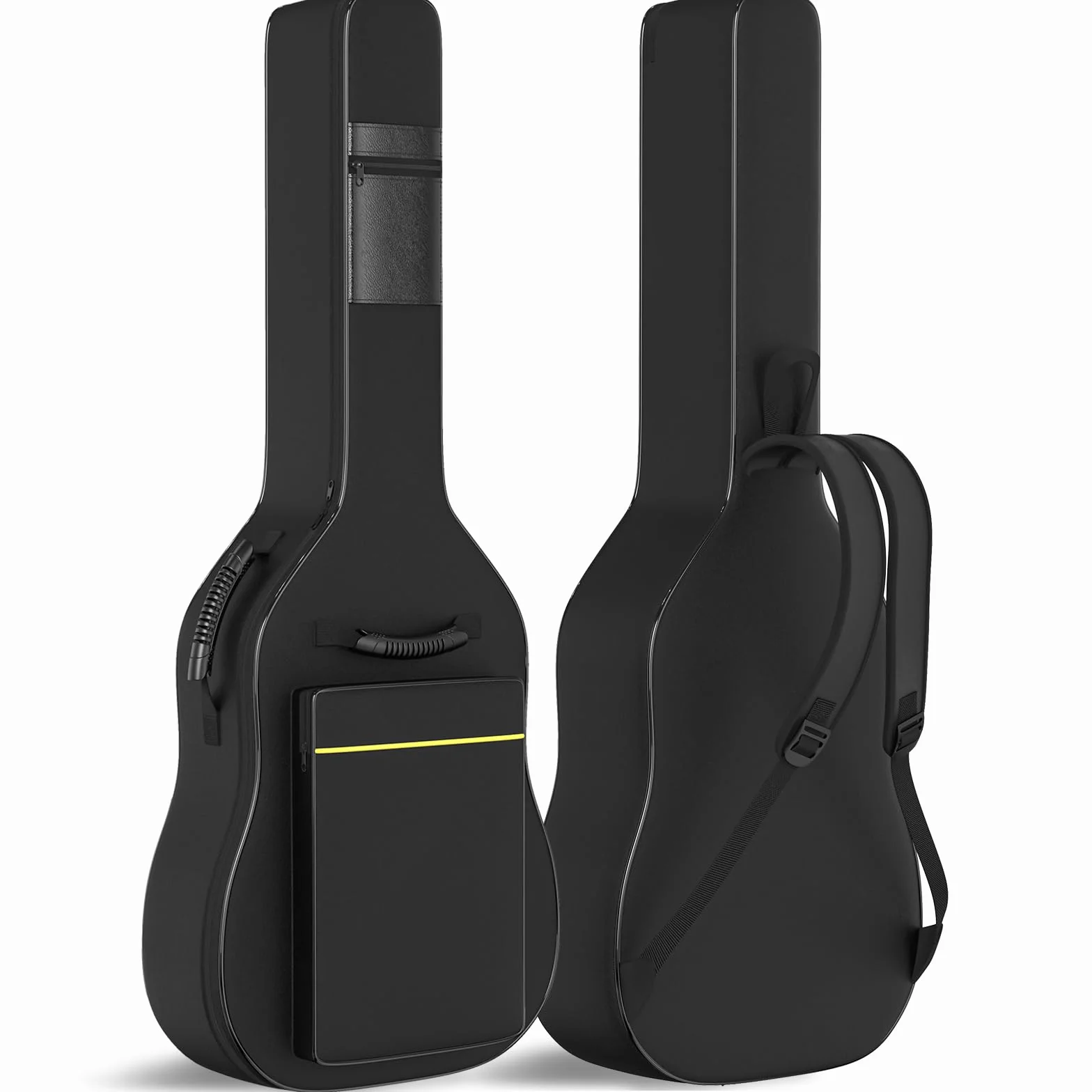 GLEAM Torba na gitarę – 8 mm wyściółka z gąbki do akustyki 104,1 cm – wodoszczelna