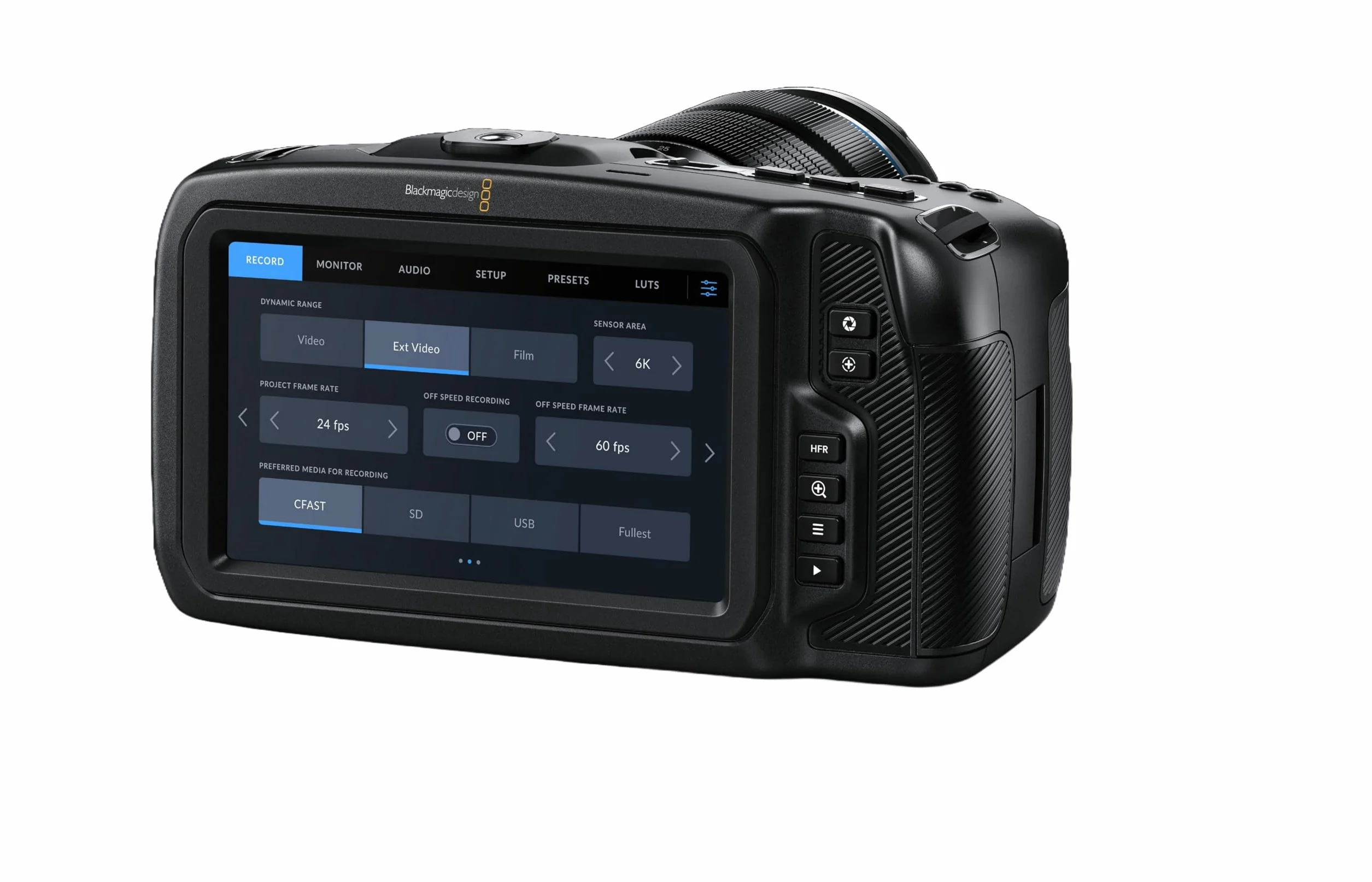 Blackmagic Design CINECAMPOCHDMFT4K Aparat Cyforwy, Czarny, 120 FPS