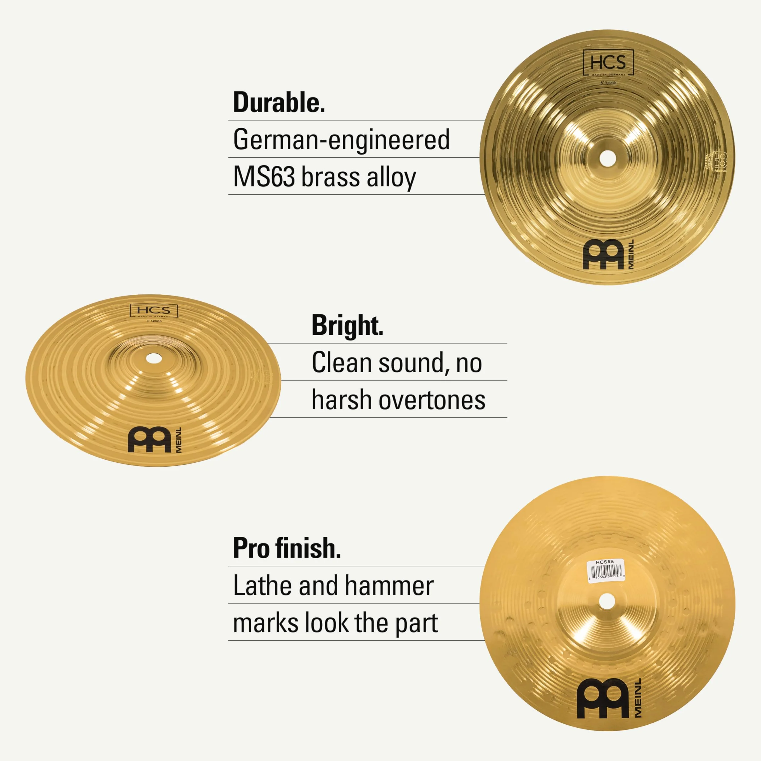 Meinl HCS Splash 8", HCS8S - Talerz splash