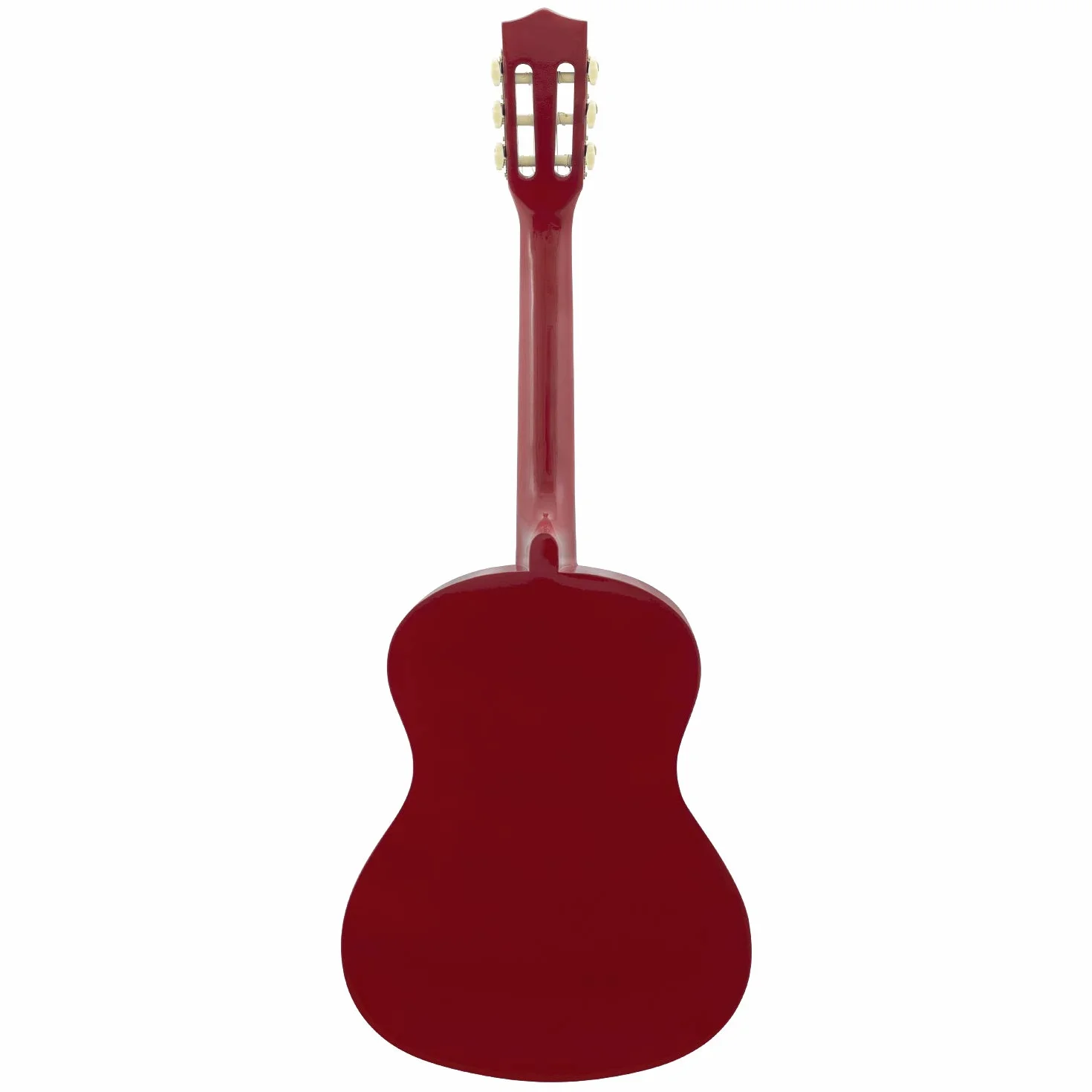Mad About MA-CG05 gitara klasyczna 1/4 czerwona z torbą paskiem kostką strunami