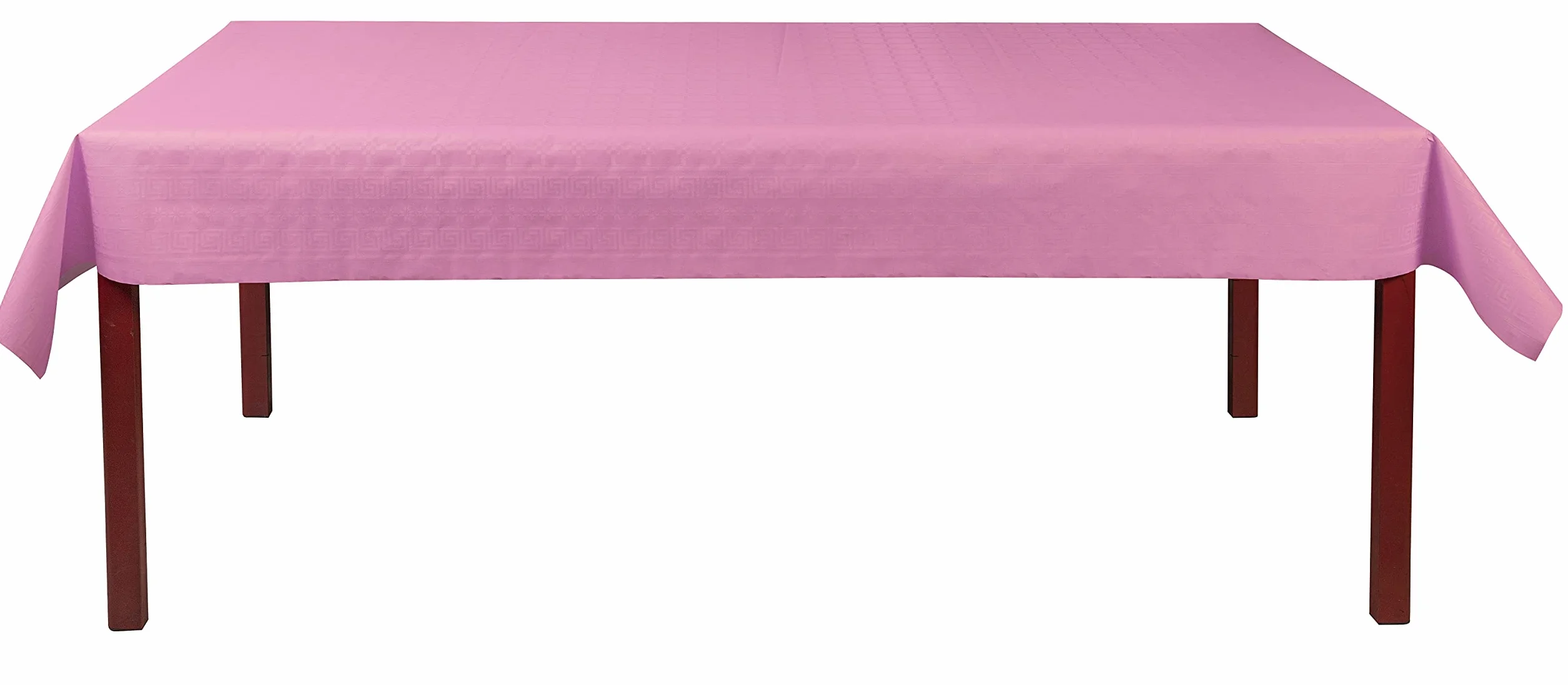 Pro Nappe R482586I Profesjonalny obrus ze wzorem papieru damaszkowego w rolce 25m długości x 1,18m szerokości jednorazowy, uniwersalny szykowny i klasyczny nakrycie stołu 1 sztuka kolor pudrowy róż