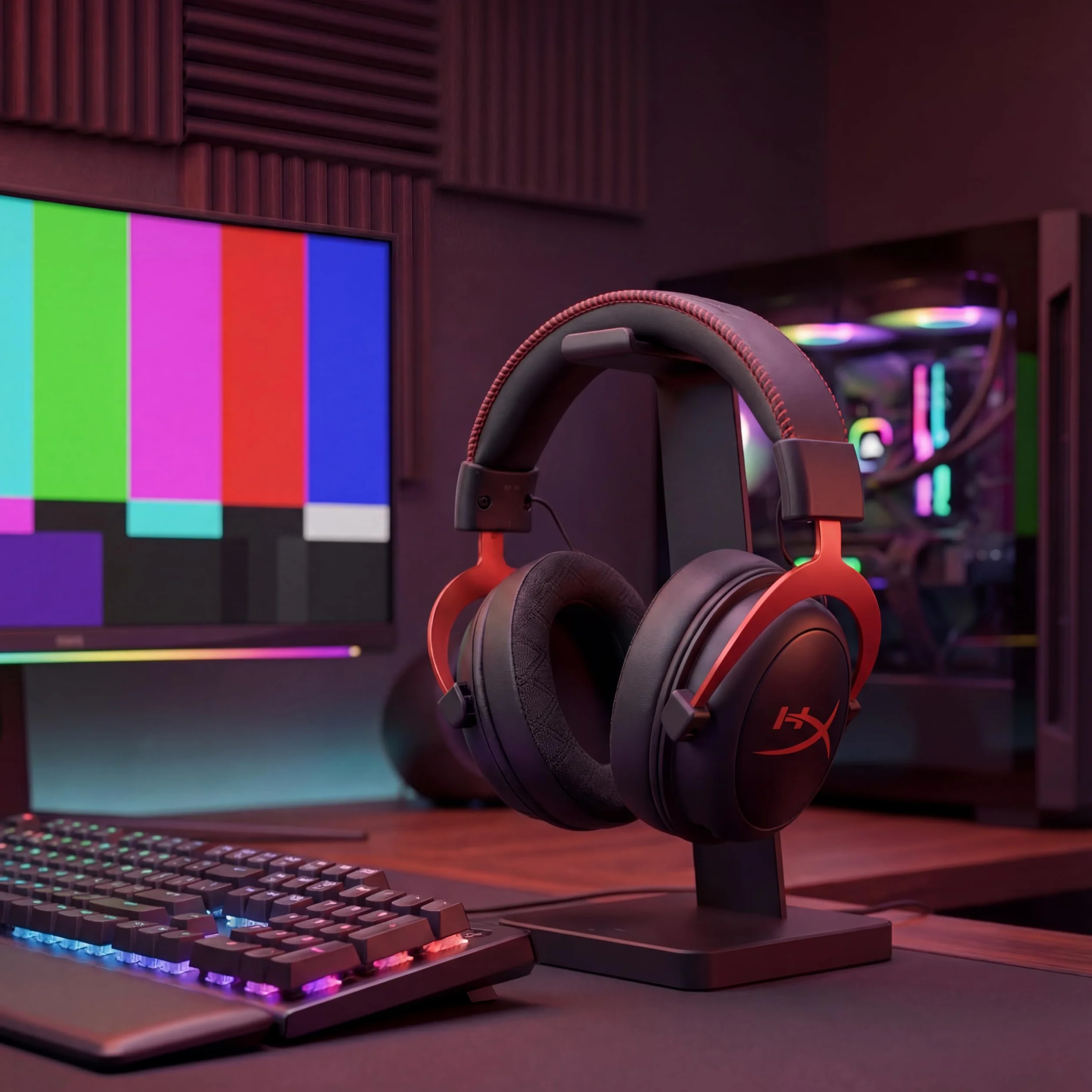 WC FreeZe V2 Cloud – kątowe chłodzące nauszniki żelowe kompatybilne z serią HyperX Cloud firmy Wicked Cushions | Nowy materiał chłodzący FreeZe V2, wyjątkowo gruby | Black