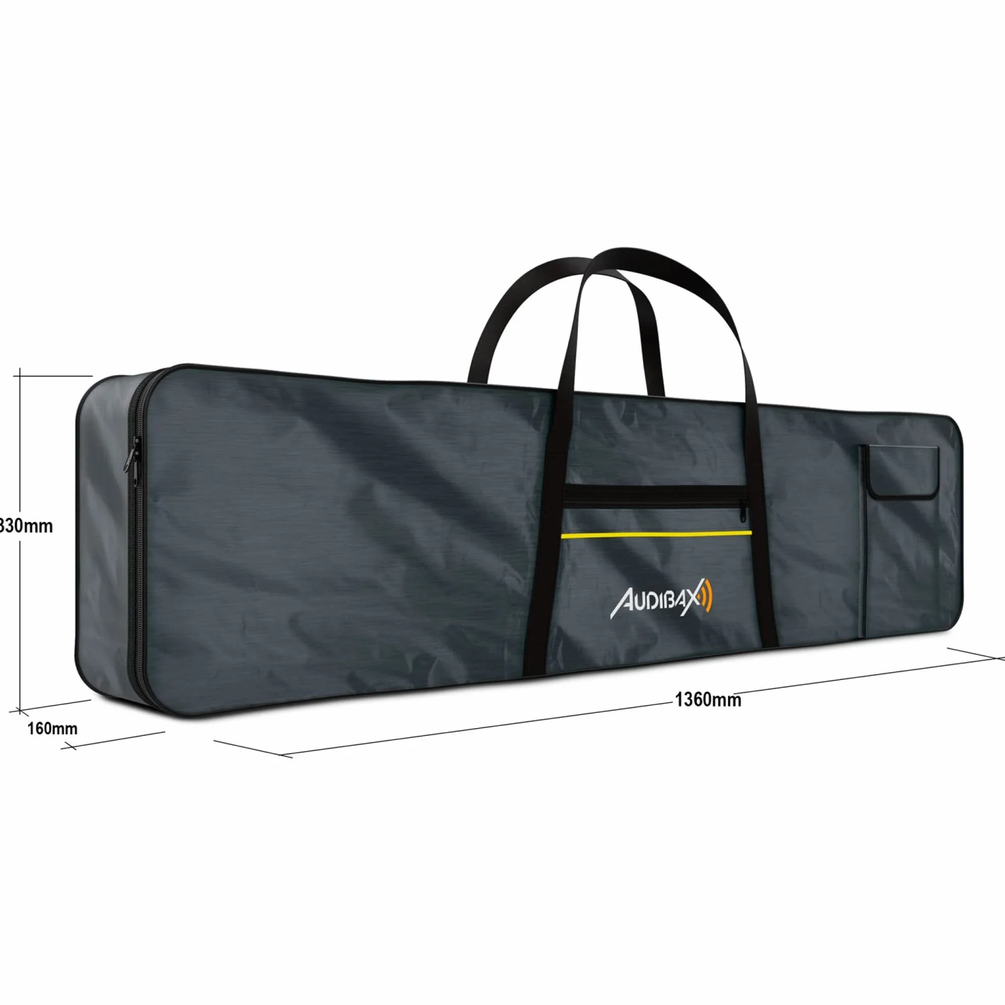 AUDIBAX Torba na keyboard Onyx Bag 88 wodoszczelna 33 x 136 x 16 cm