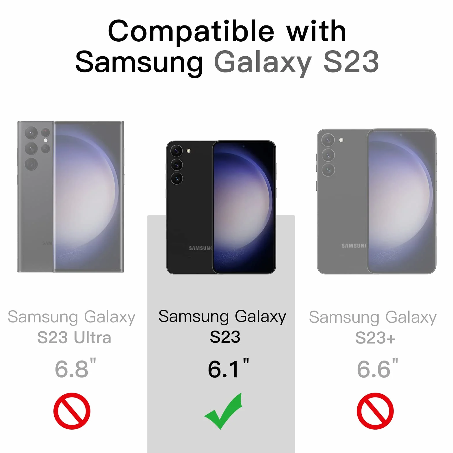 JETech Etui Magnetyczne dla Samsung Galaxy S23 5G 6,1 Cala, Kompatybilne z MagSafe, Półprzezroczysty Matowe Tyłu Odporny na Wstrząsy Osłona Telefonu (Czarny)