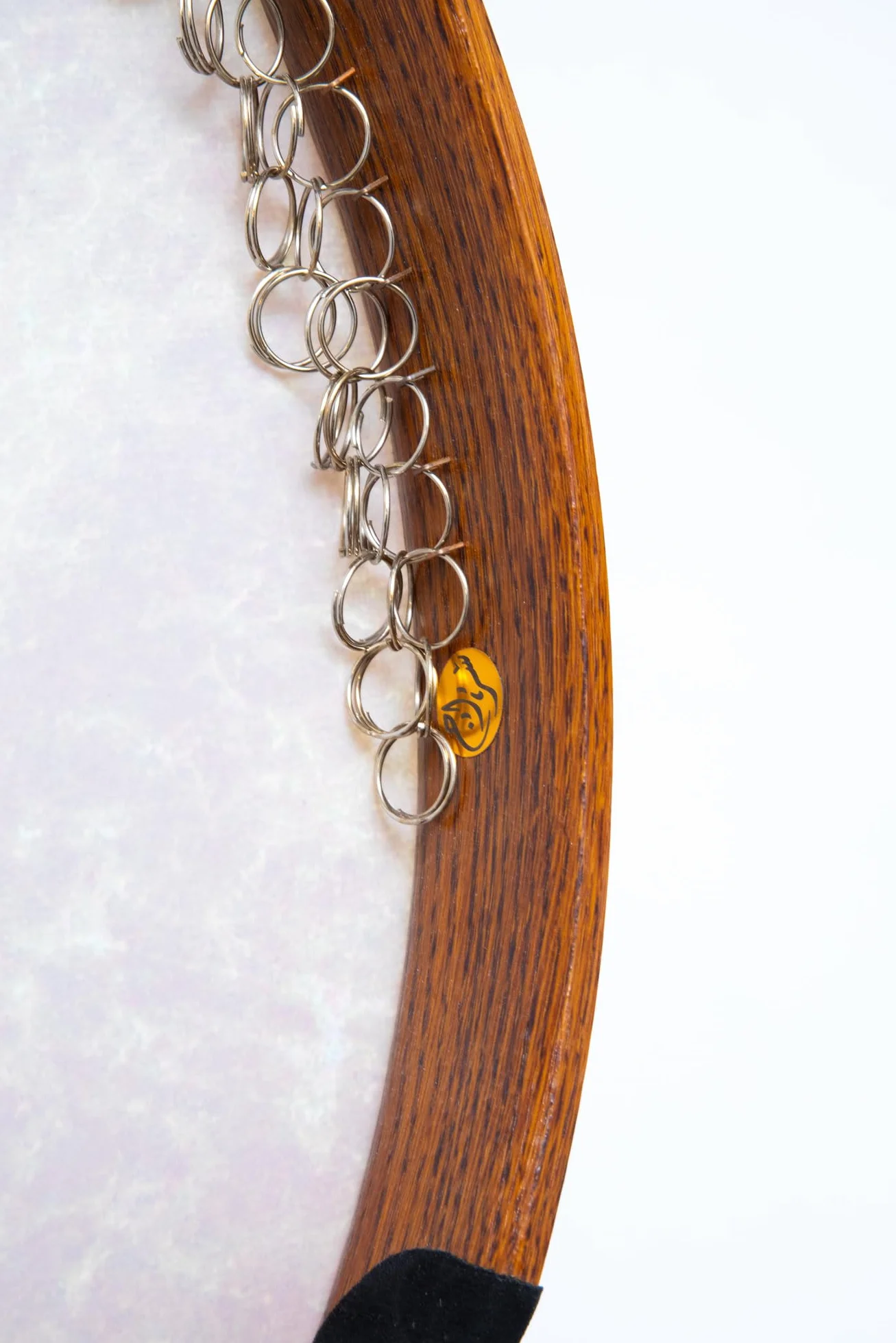 Daf Erbane Frame Drum firmy Seraj S10 syntetyczna głowa ze skóry zwierzęcej, lekka waga 650 g z miękkim etui z niklowymi pierścieniami