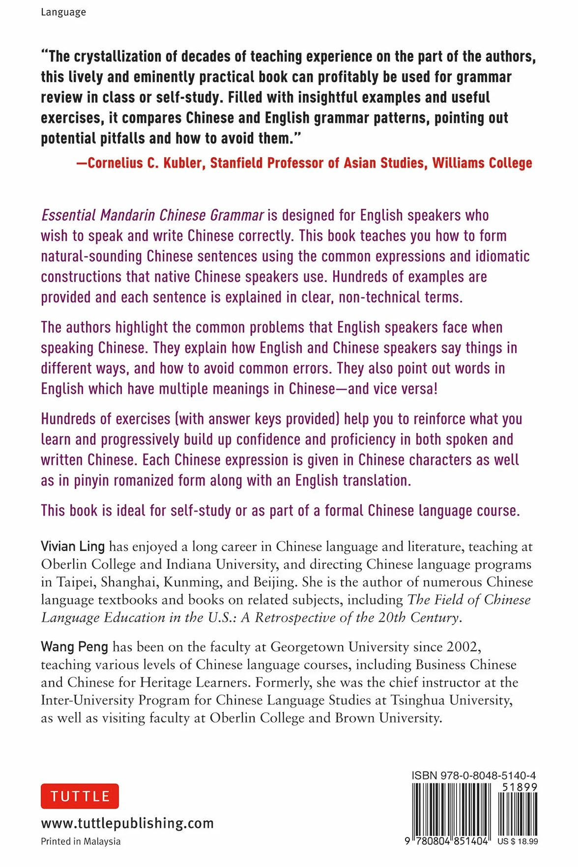 Essential Chinese Grammar: Write and Speak Chinese Like a Native! the Ultimate Guide to Everyday Chinese Usage