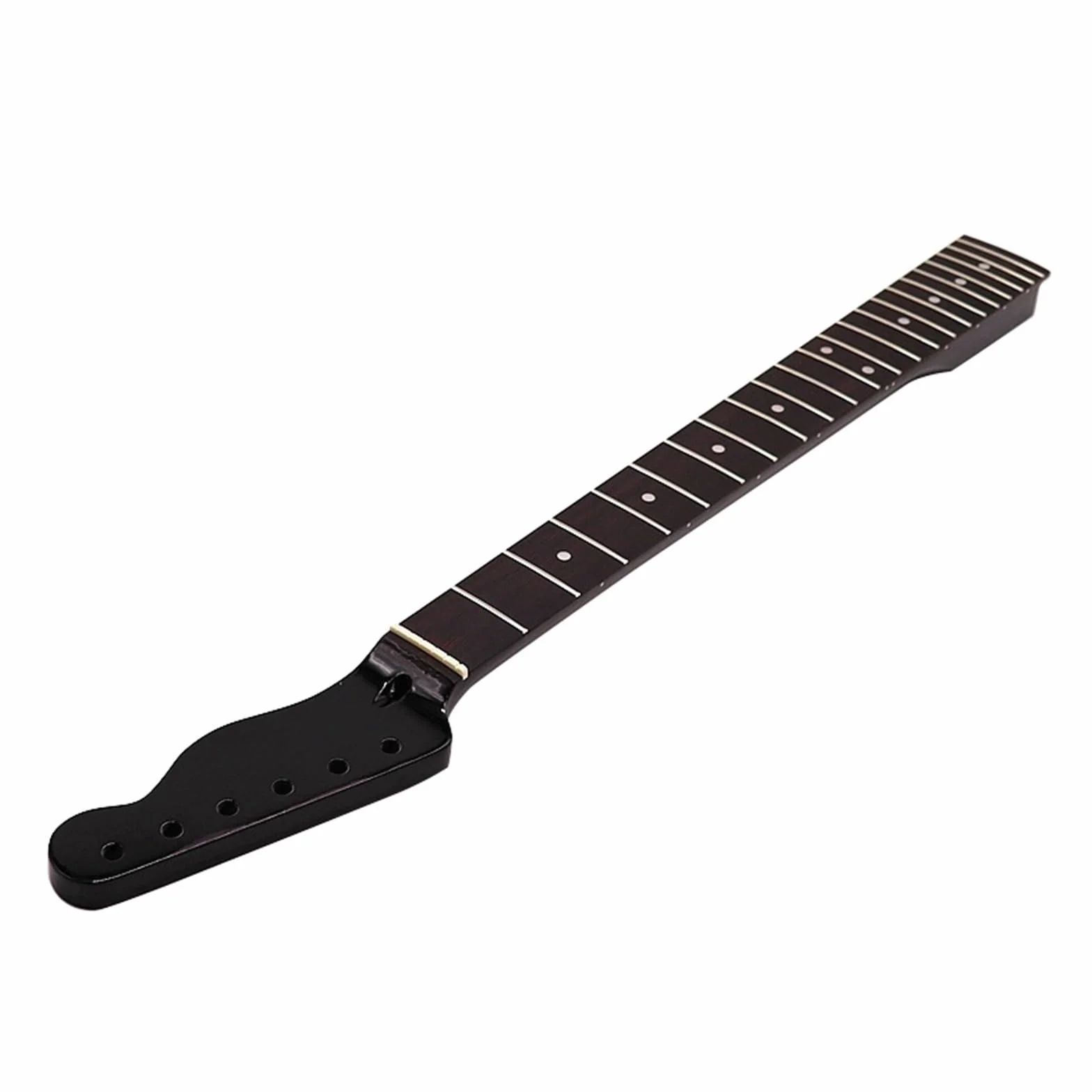 Tl Czarny 22 Progi Gitara Szyja Elektrycznej Klon Palisander Podstrunnica Otwór Z Punktem Dźwiękowym 10mm Szyja Gitarowa Diy Modyfikacja Uchwyt Gitarowy