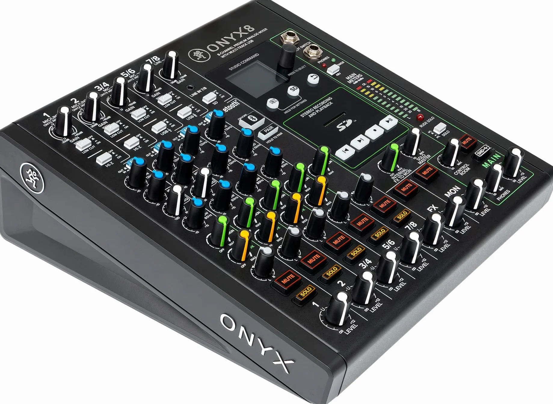 MACKIE Onyx8 8-kanałowy mikser analogowy z USB Multi-Trace