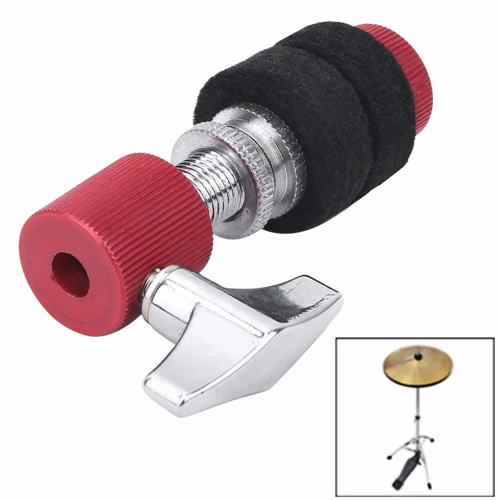 Hi-Hat Cymbal Clutch Stojak na hi-haty do talerza hi-hat z czerwonymi i czarnymi do wyboru
