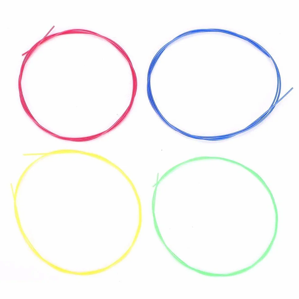 Ukulele Strings kolorowe ukulela, struny nylonowe do wymiany