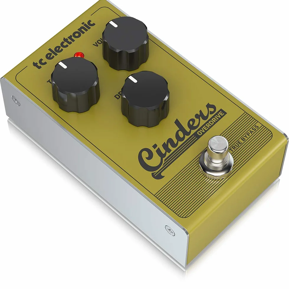 TC Electronic CINDERS OVERDRIVE Overdrive podobny do rurki o wyjątkowo responsywnym i ekspresyjnym odczuciu