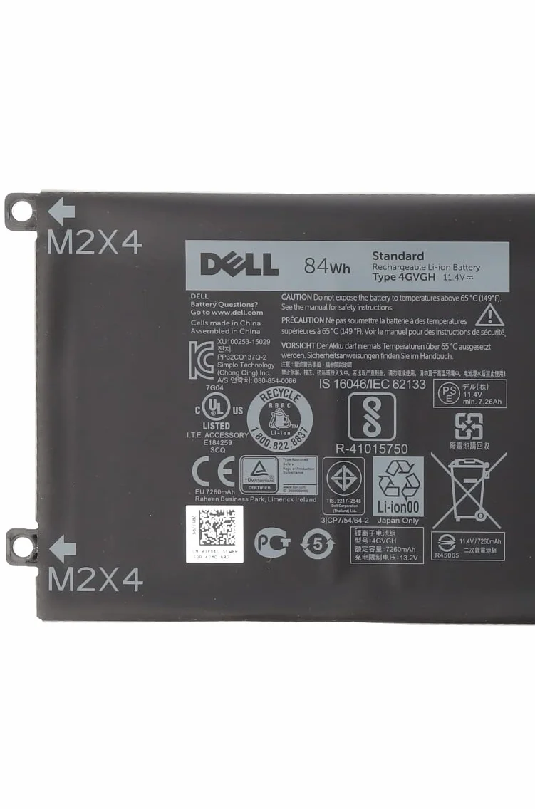 Dell Oryginalna bateria XPS 15 9550 84Wh 6 ogniw 4GVGH