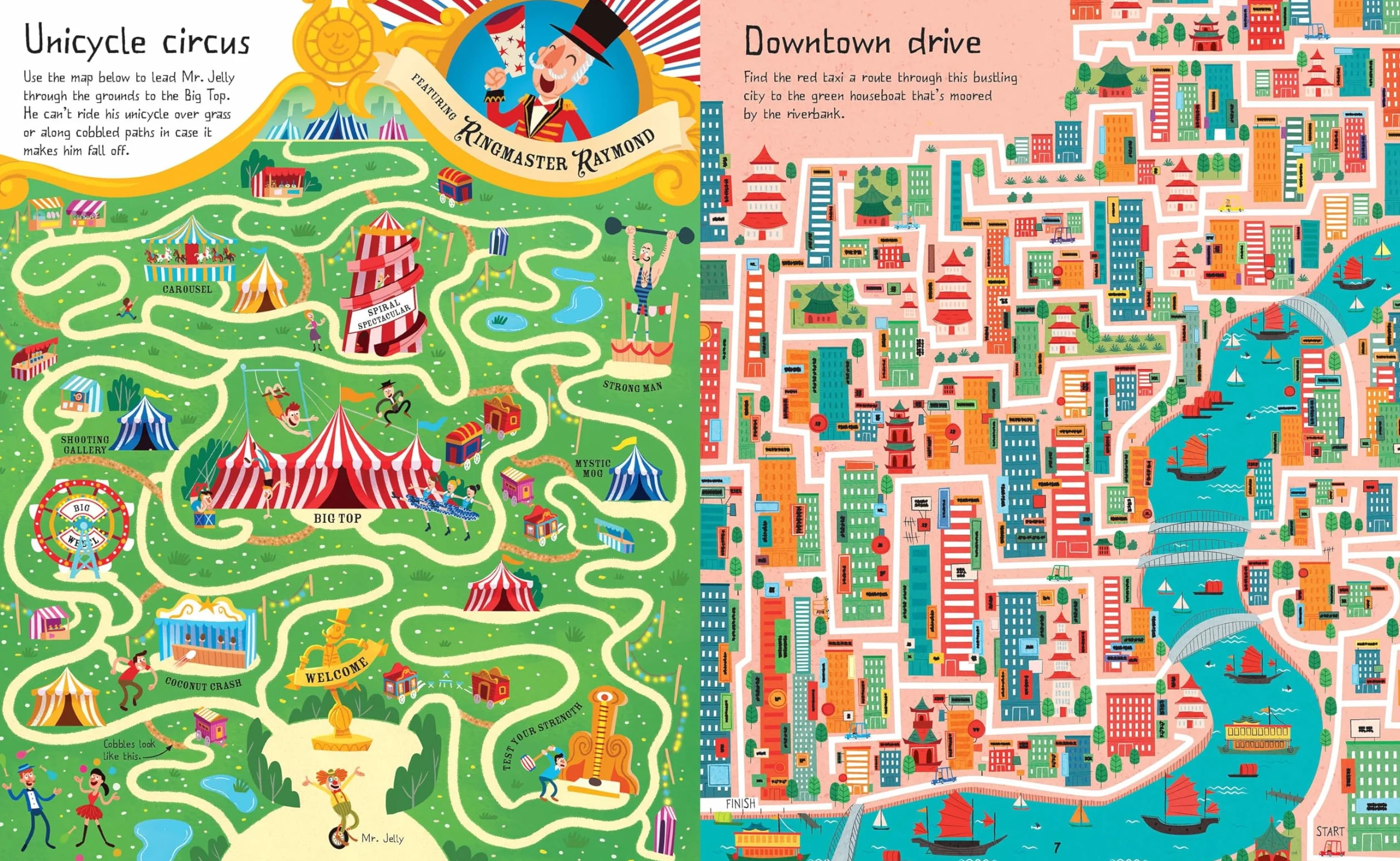 Map Maze Book (Maze Books)