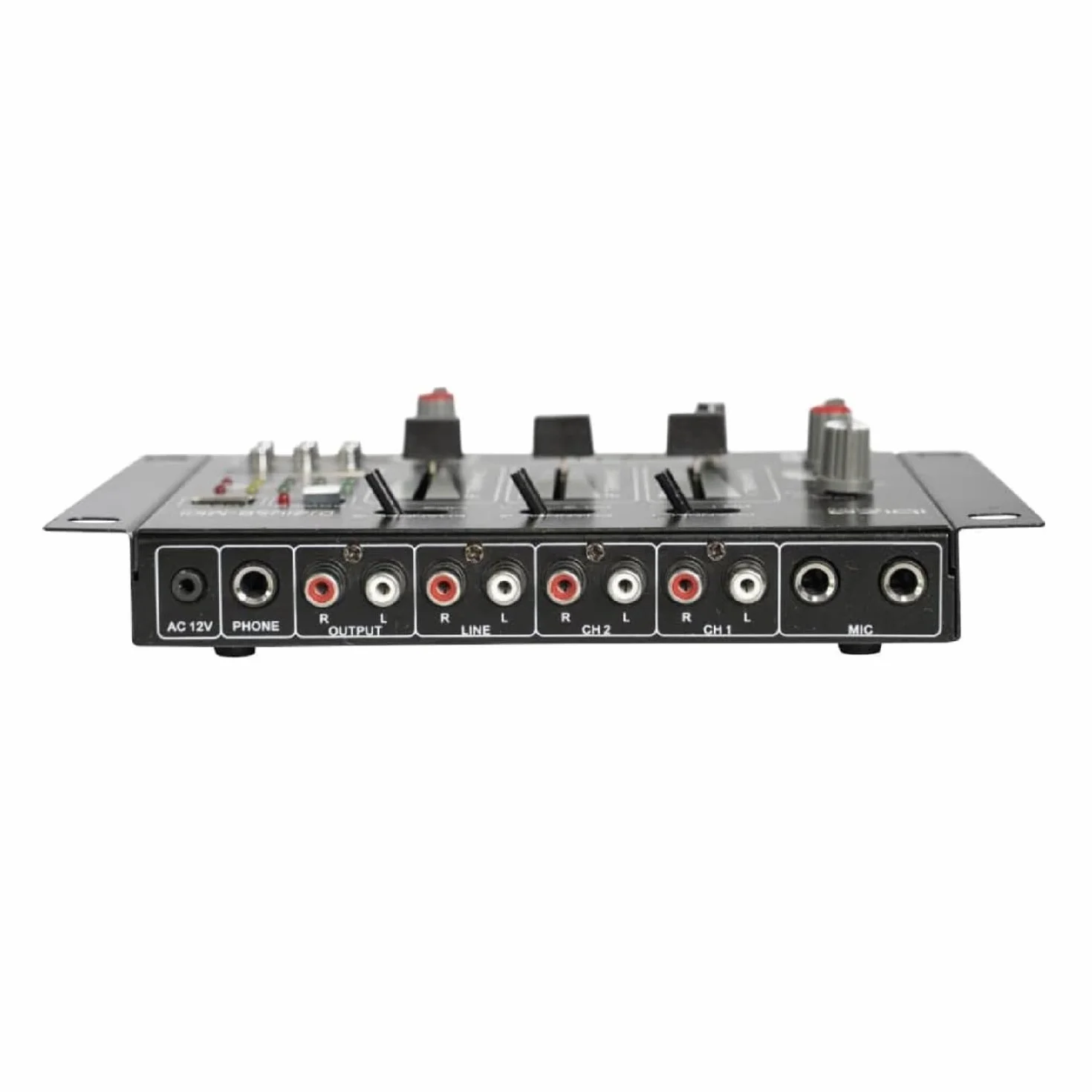 Ibiza - DJ21USB-MKII - 4-kanałowy/7-kanałowy mikser z różnymi wejściami - USB - Czarny
