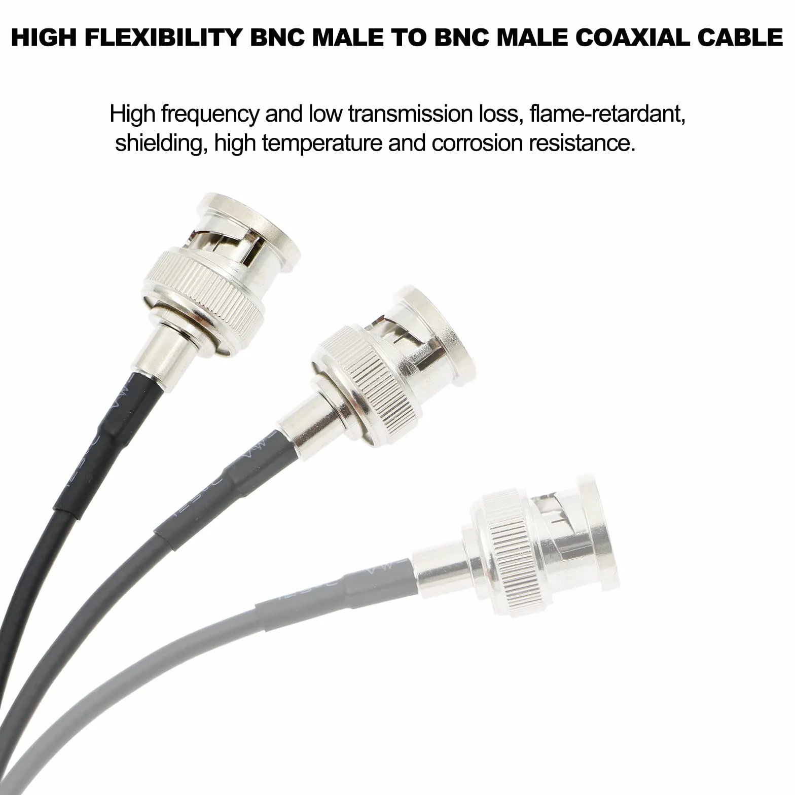 Kable Alvin's Cables 3G SDI BNC HD SDI 75 Ohm Cienkie Elastyczne dla Sony FS5 | FS7 | FX6, Atomos Shogun Inferno, Atomos Ninja, prosty do prostego 30CM