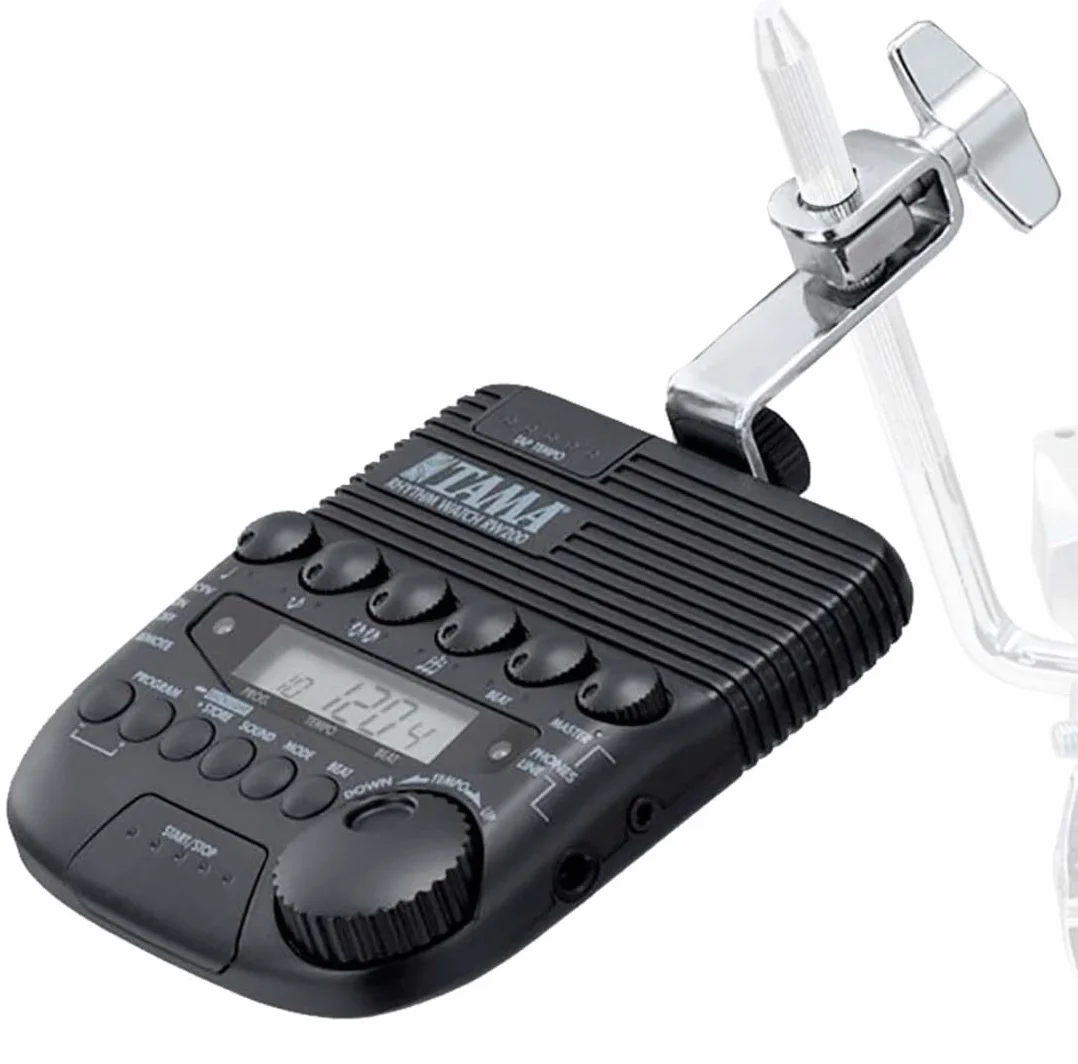 Tama RW200 Rhythm Watch Metronom + uchwyt perkusyjny CBA56 + uchwyt RWH10 (keepdrum Bundle)
