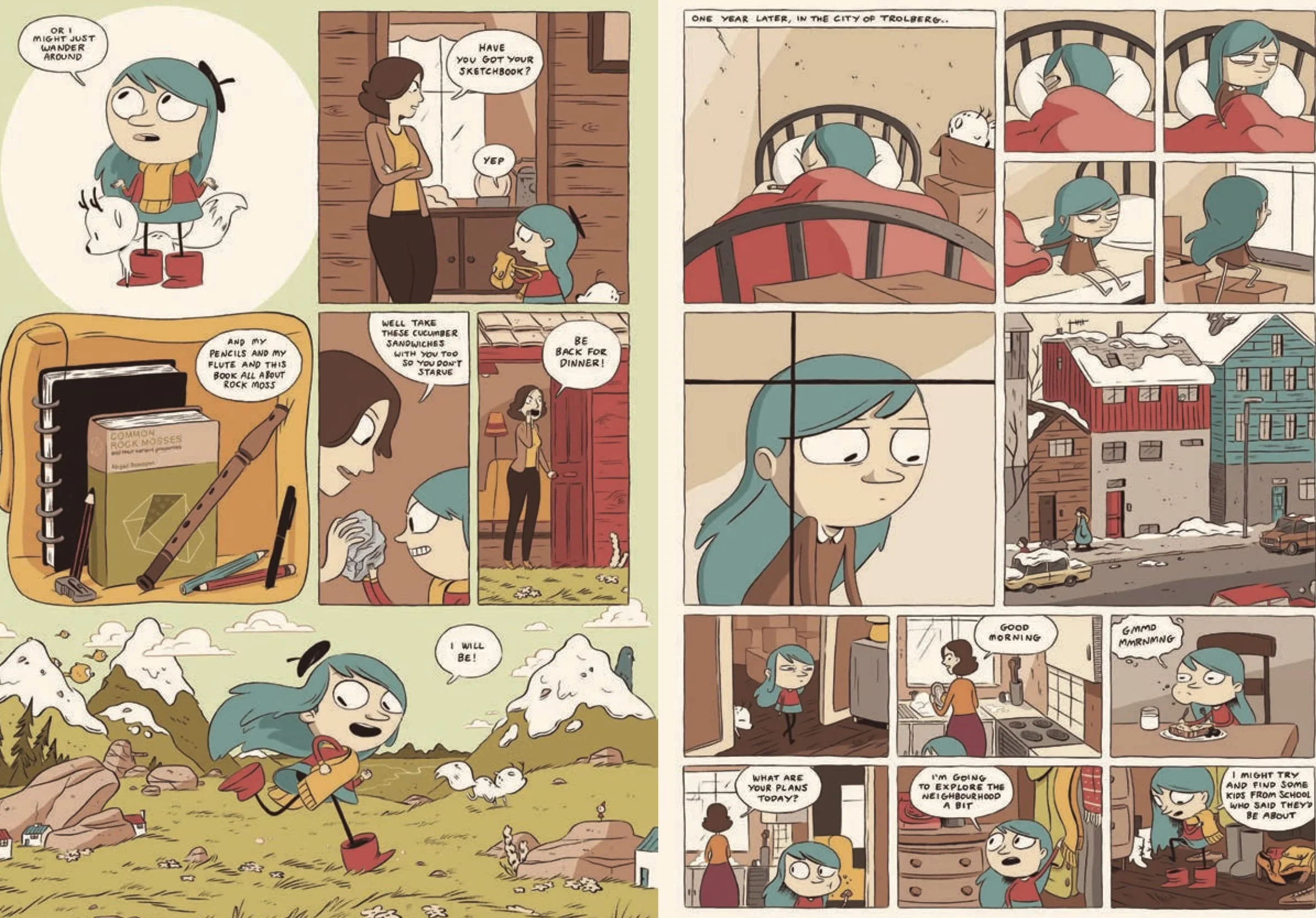 Hilda: The Trolberg Stories: Hilda and the Bird Parade / Hilda and the Black Hound