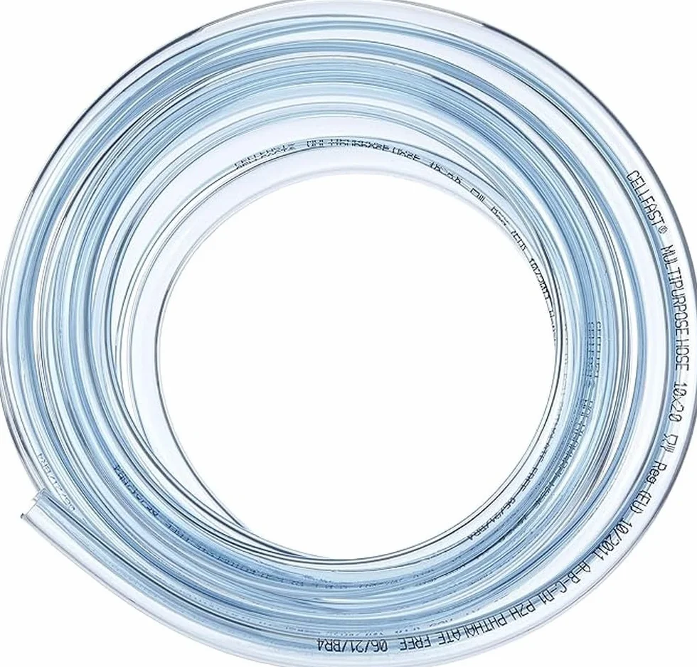 Cellfast Wąż Techniczny Niezbrojony - Wielofunkcyjny - Przesył Środków Ochrony Roślin i Płynów Spożywczych - PVC - 10 x 2 mm - Długość 5 m