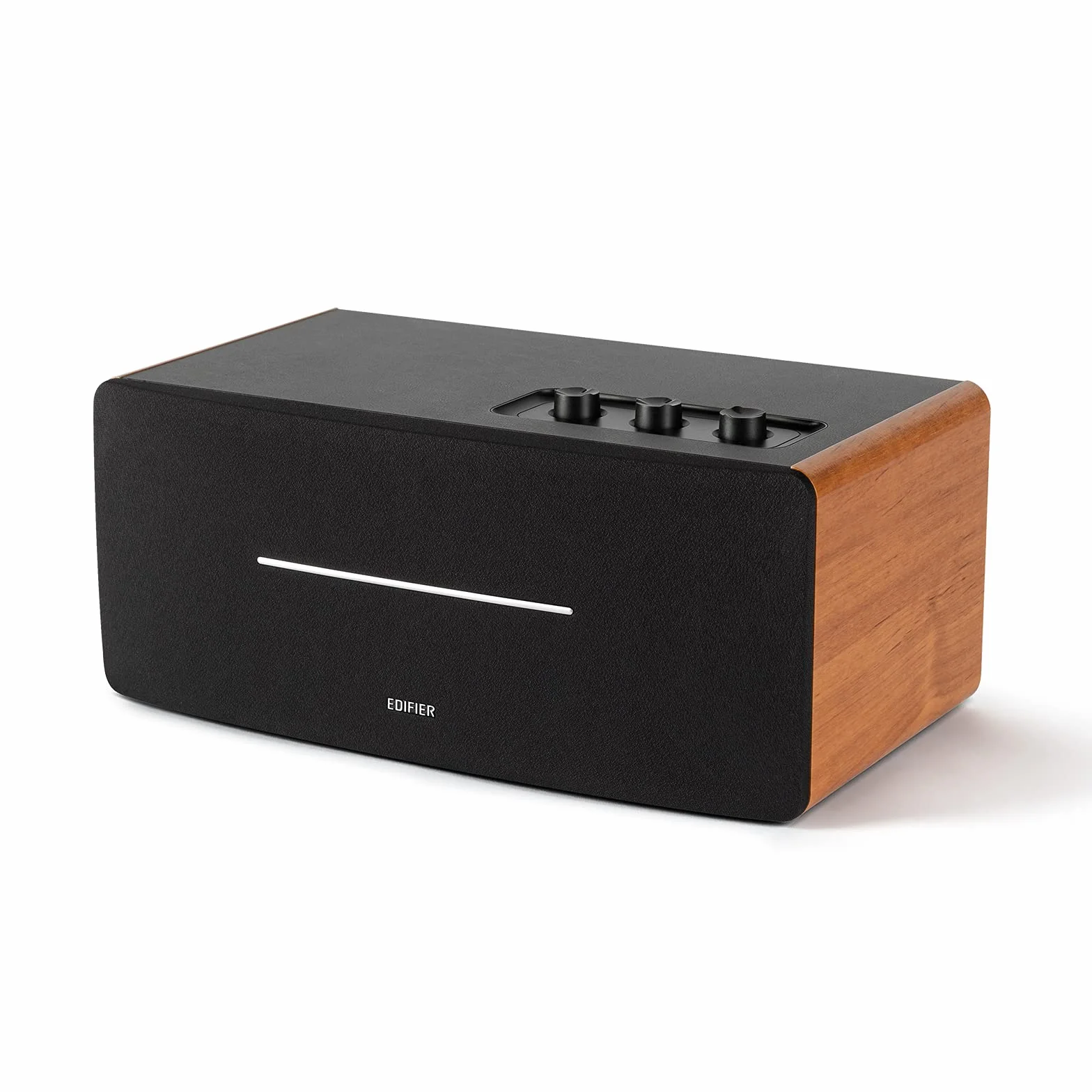 EDIFIER D12 kompaktowy system głośników stereo (70 W) z Bluetooth 5.0 i pilotem zdalnego sterowania na podczerwień – idealny do jadalni, kuchni, miejsca pracy.
